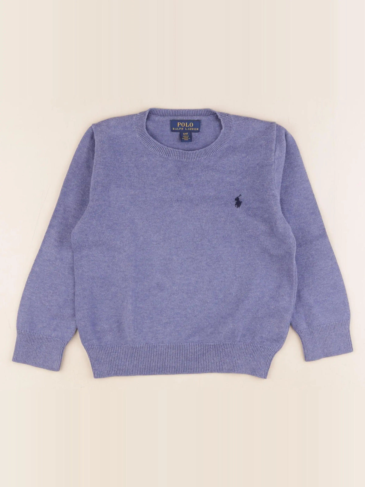 Ralph Lauren - pull bleu - 4 ans