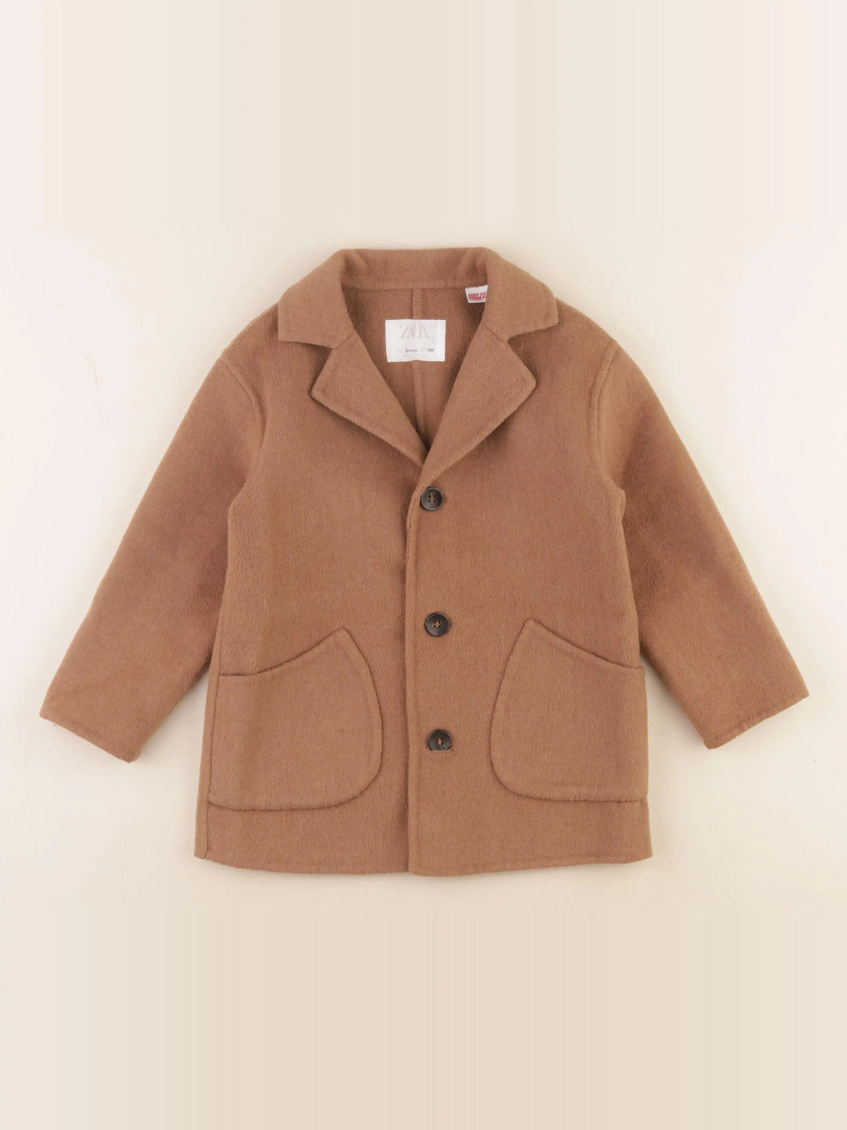 Zara - manteau marron - 3/4 ans