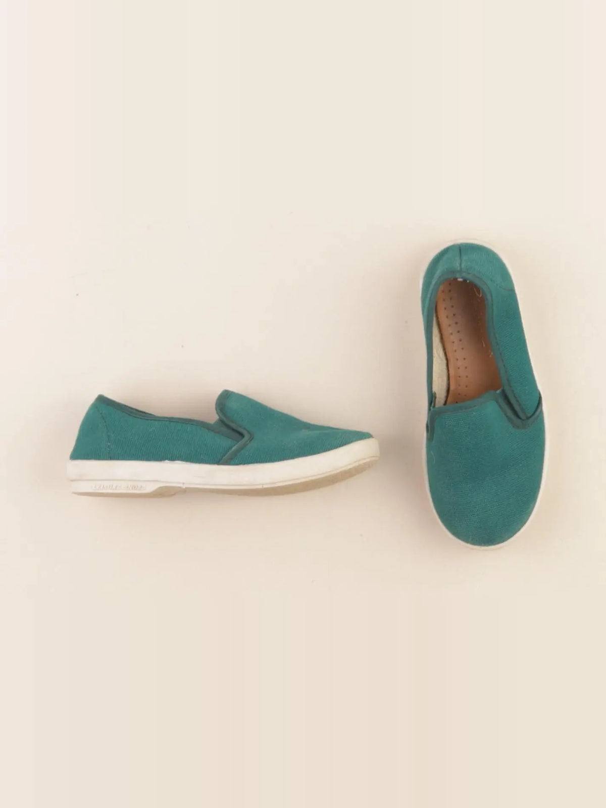 Rivieras - tennis élastiqué vert - pointure 27