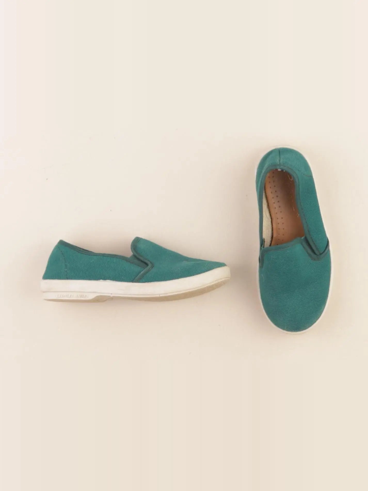 Rivieras - tennis élastiqué vert - pointure 27