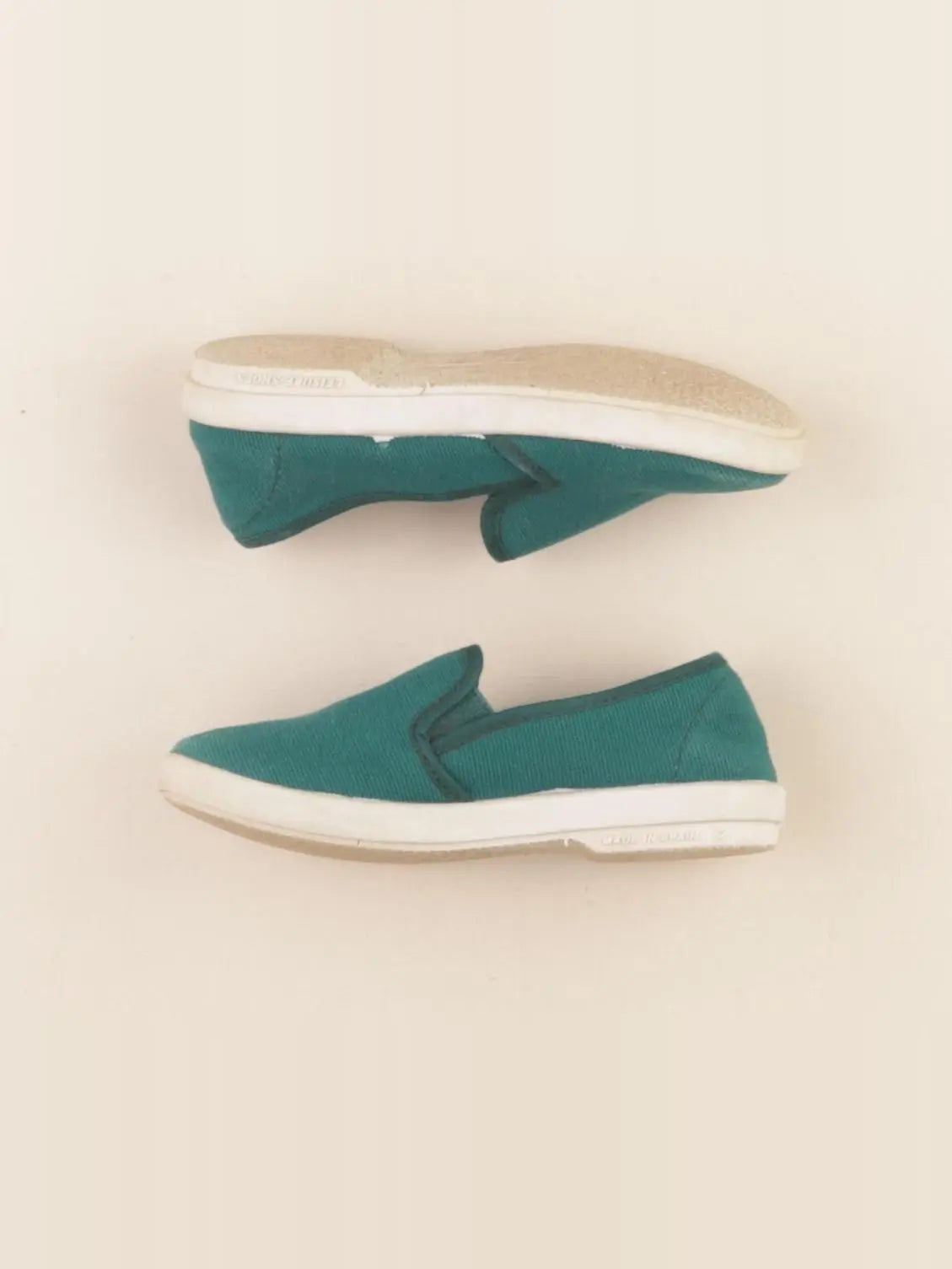 Rivieras - tennis élastiqué vert - pointure 27