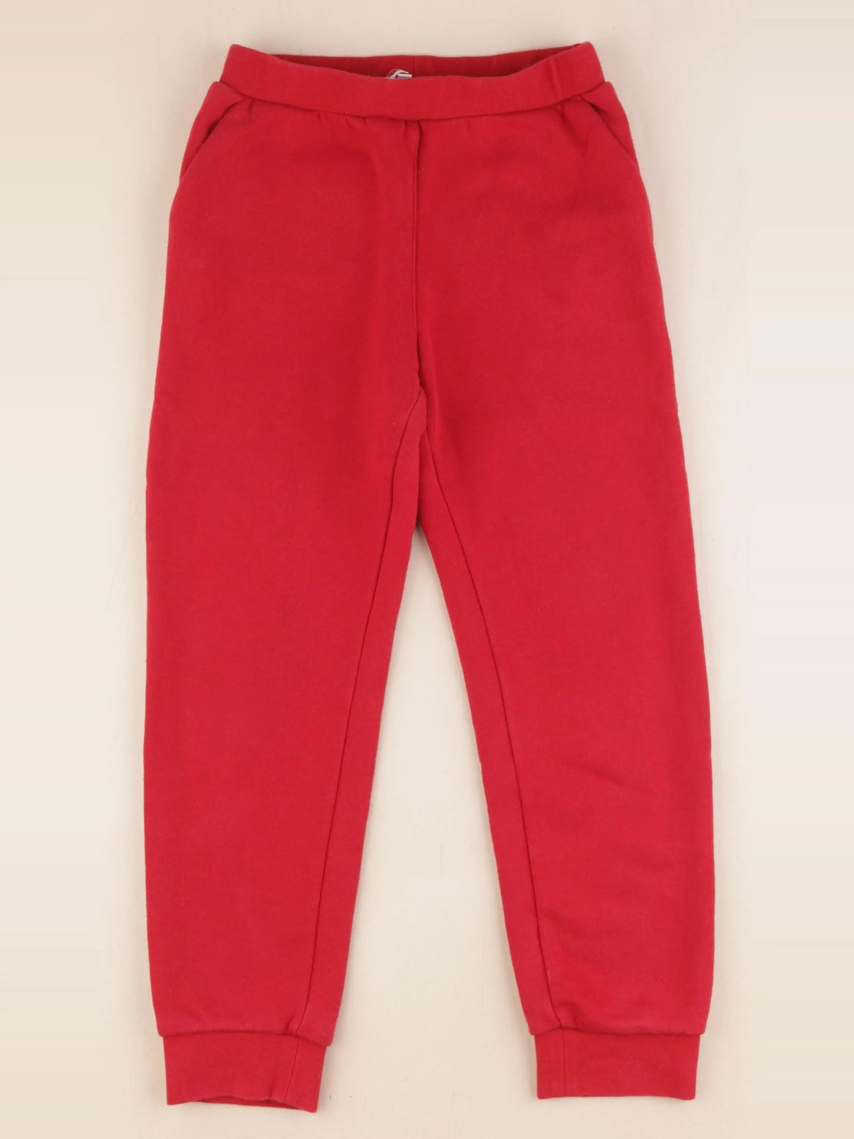 Jacadi - jogging doublé rouge - 8 ans
