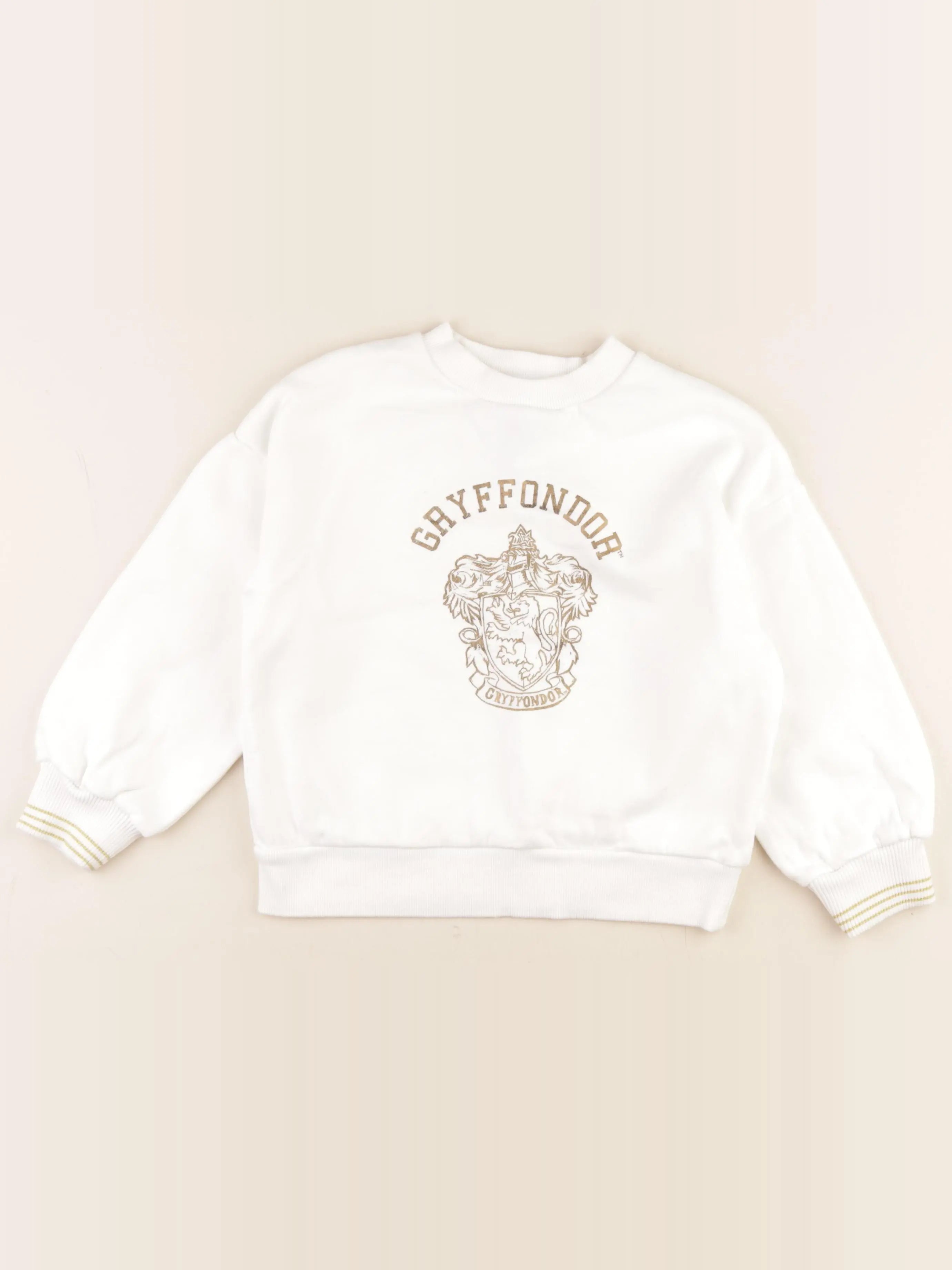 Cyrillus - sweat blanc - 8 ans