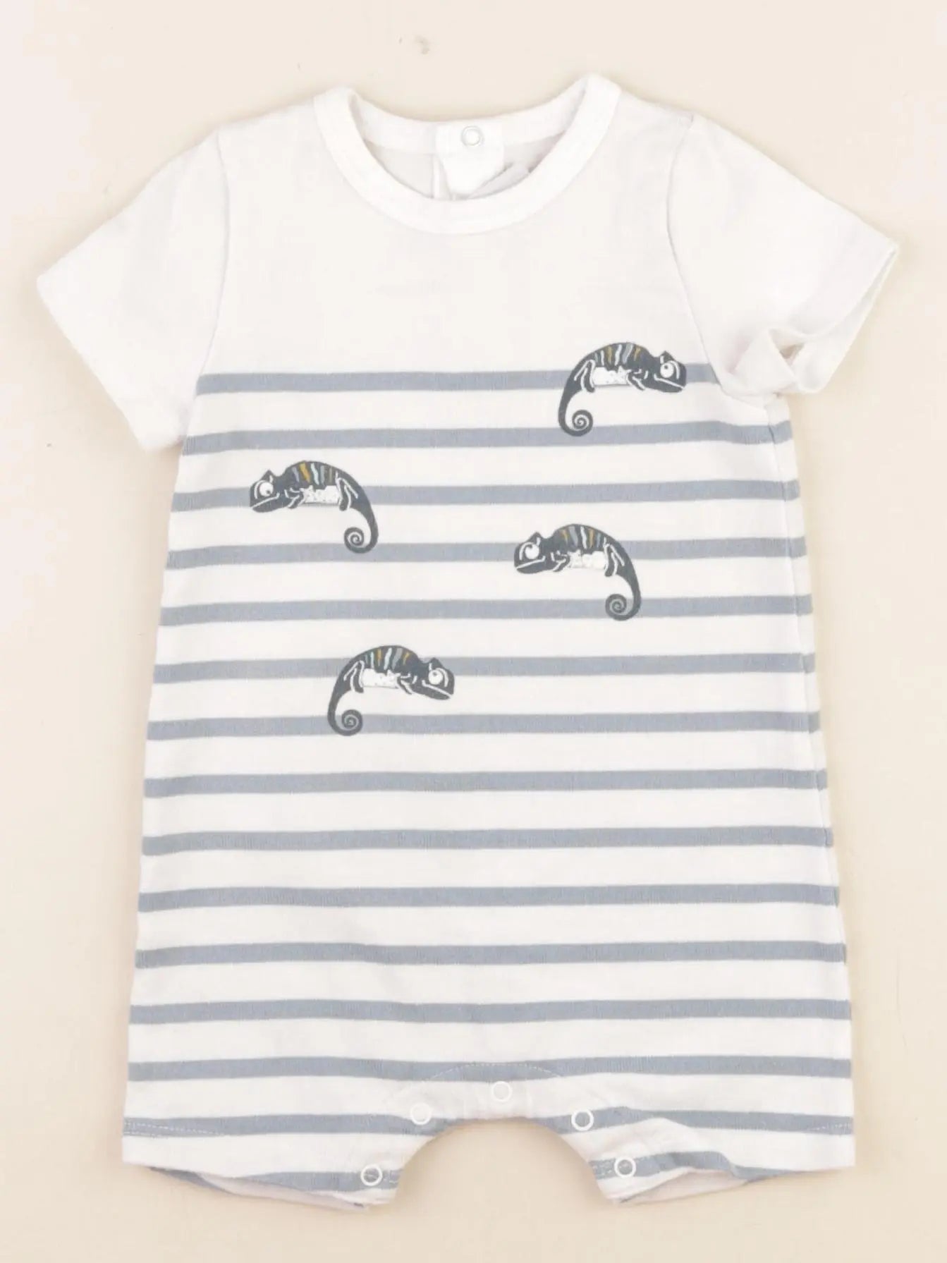 Petit Bateau - combinaison blanc - 3 mois