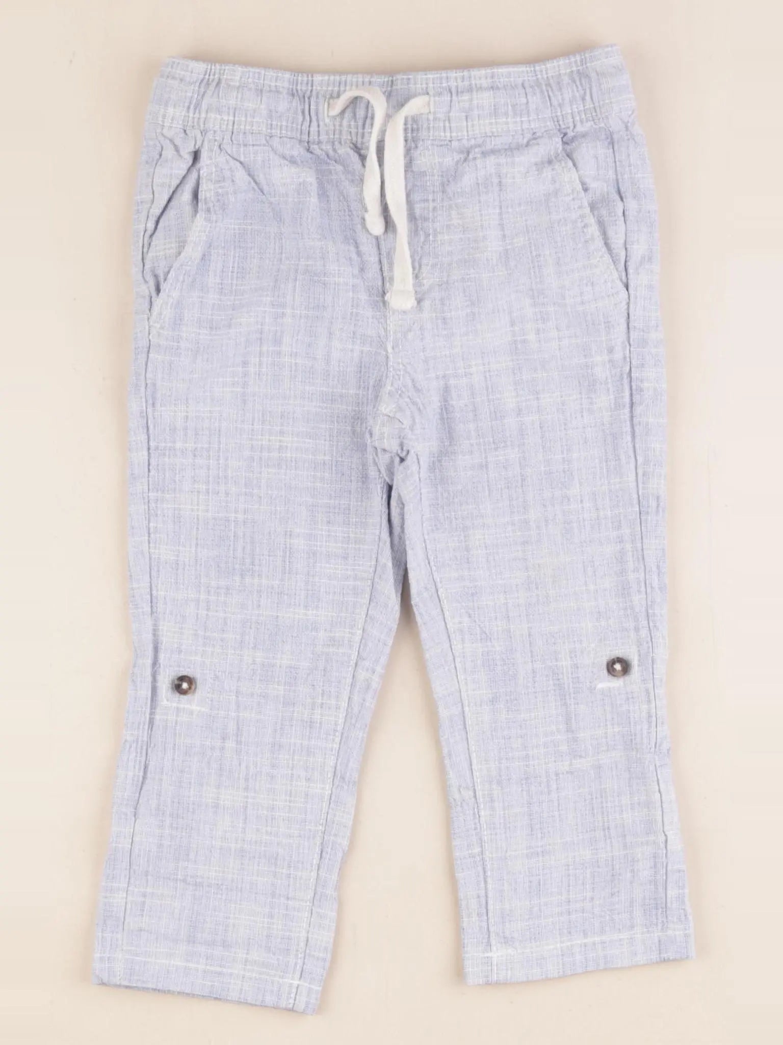 Vertbaudet - pantalon bleu - 2 ans