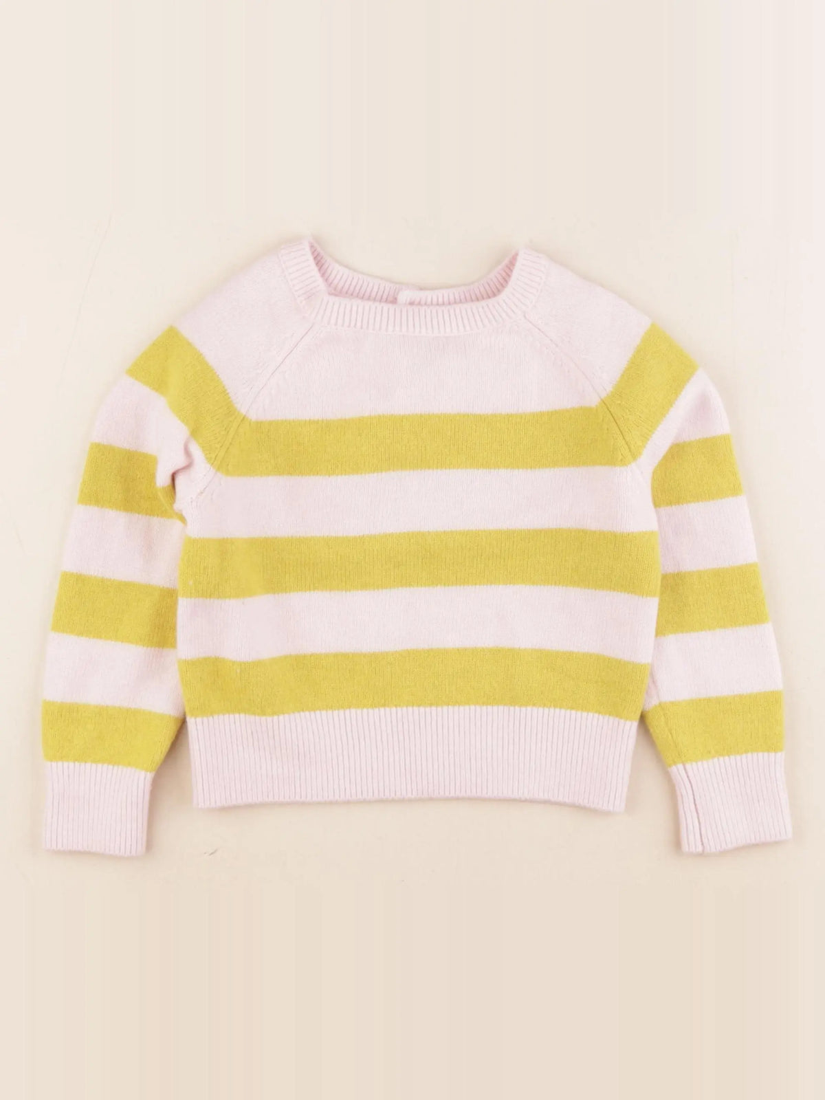 Jacadi - pull rose, jaune - 4 ans
