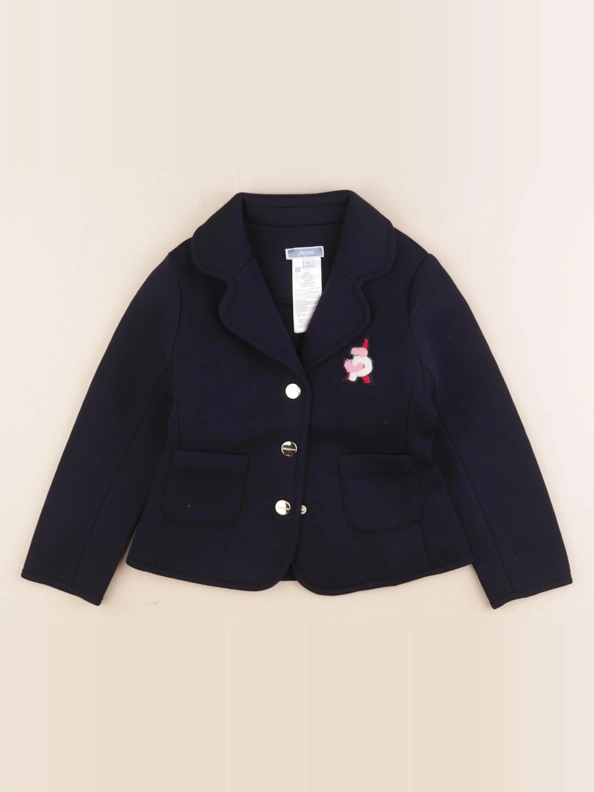 Jacadi - veste bleu - 4 ans