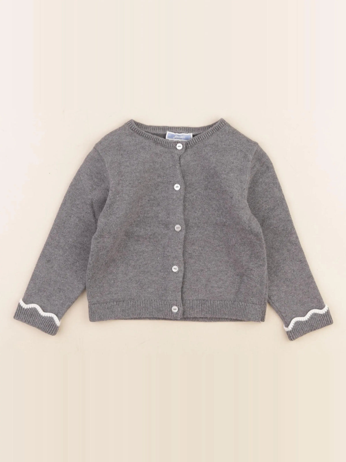 Jacadi - gilet gris - 24 mois