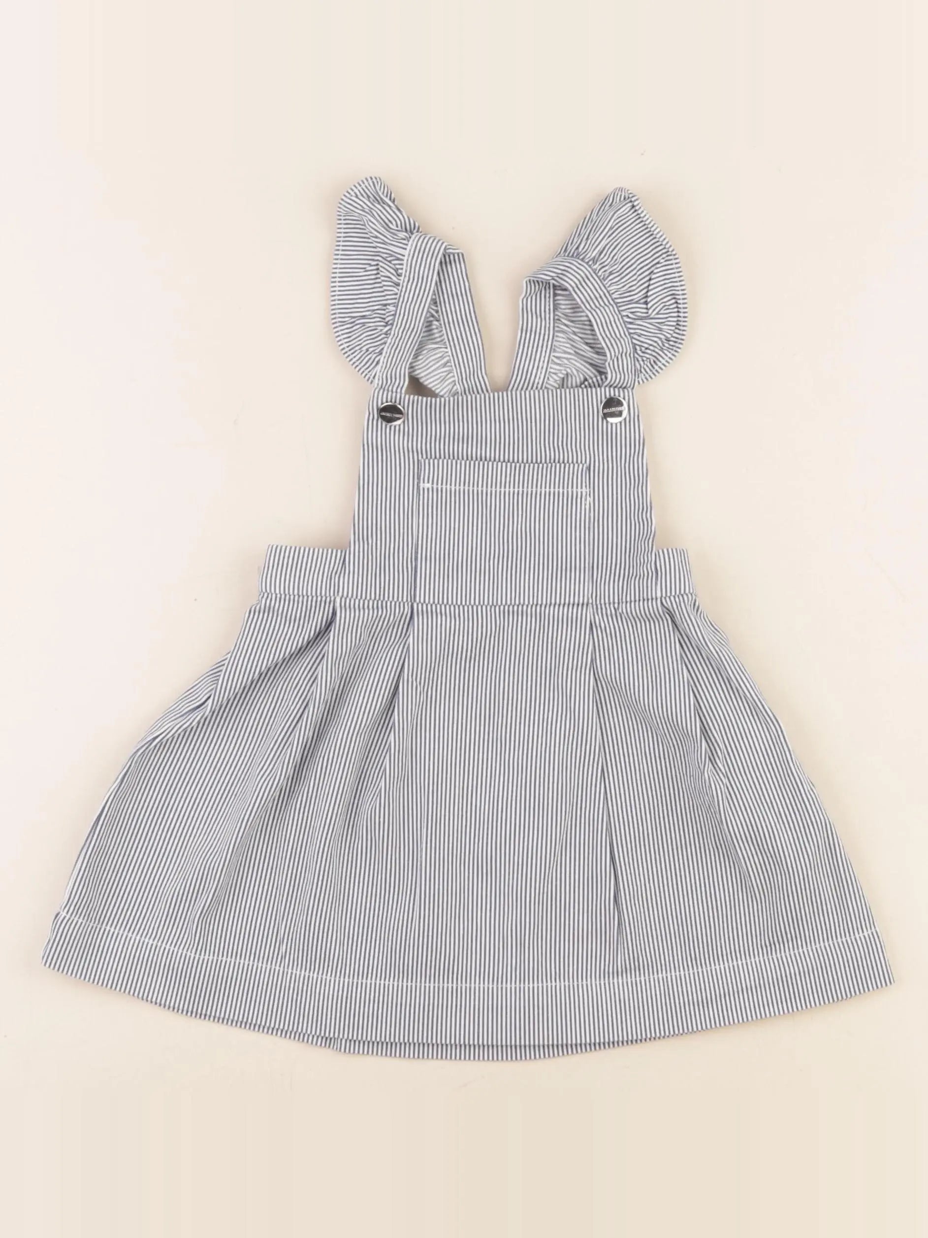 Jacadi - robe blanc, bleu - 24 mois