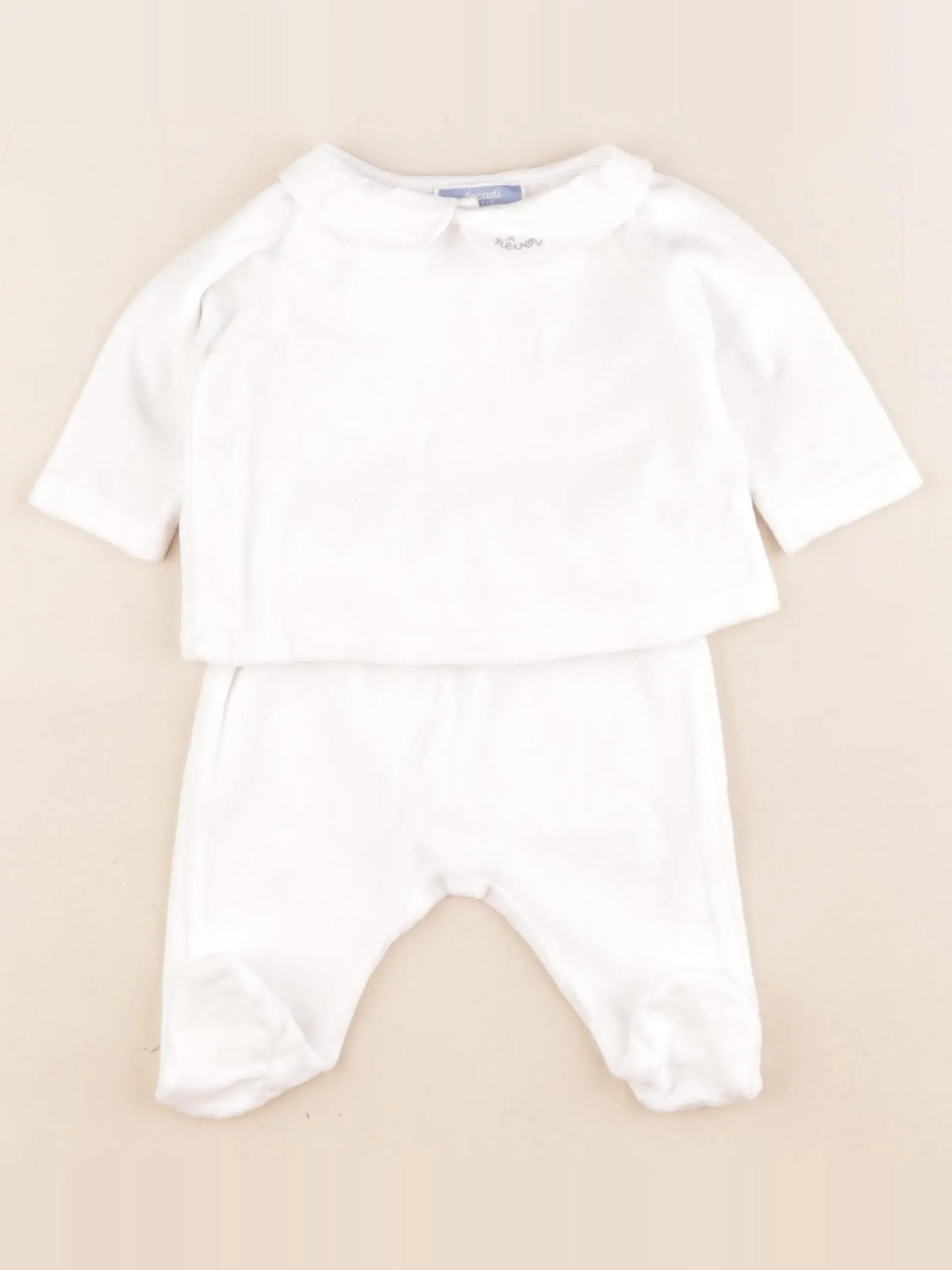 Jacadi - ensemble blanc - 3 mois