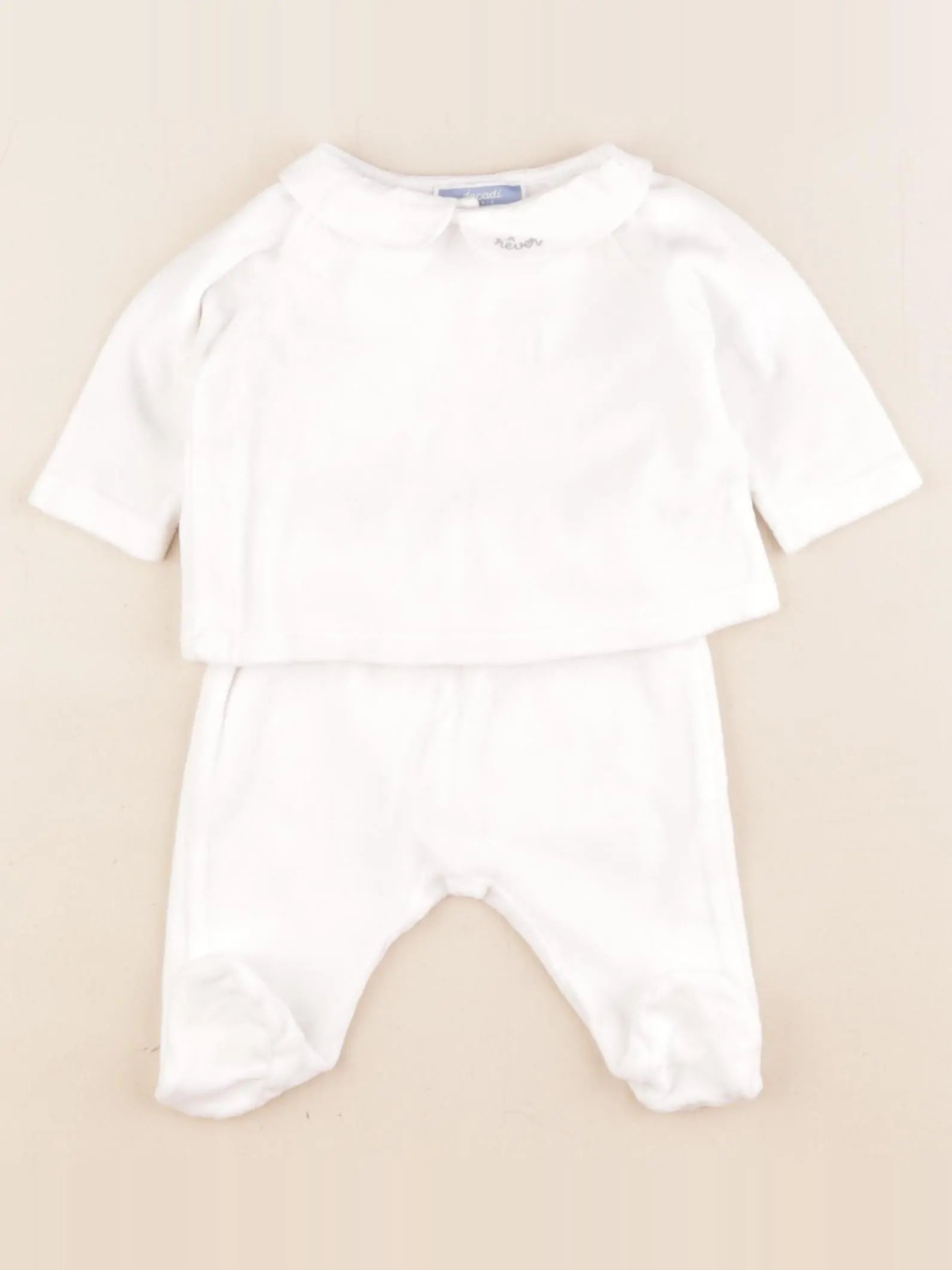 Jacadi - ensemble blanc - 3 mois
