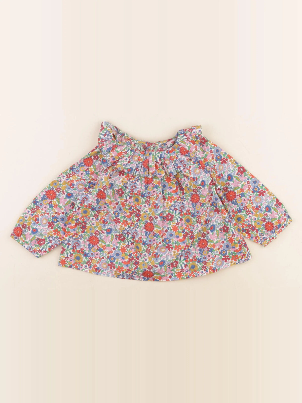 Jacadi - blouse liberty multicolore - 18 mois