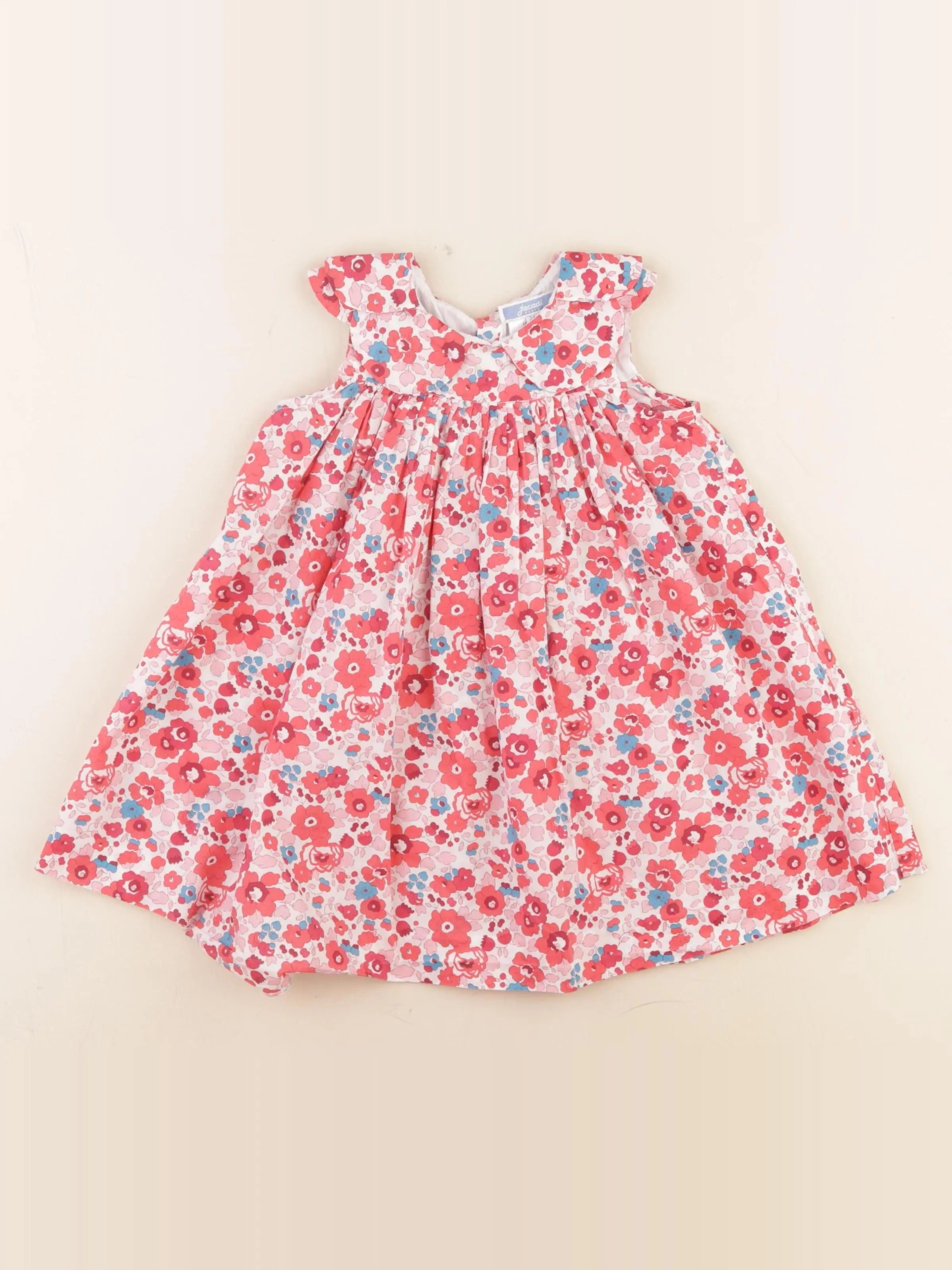 Jacadi - robe liberty multicolore - 24 mois
