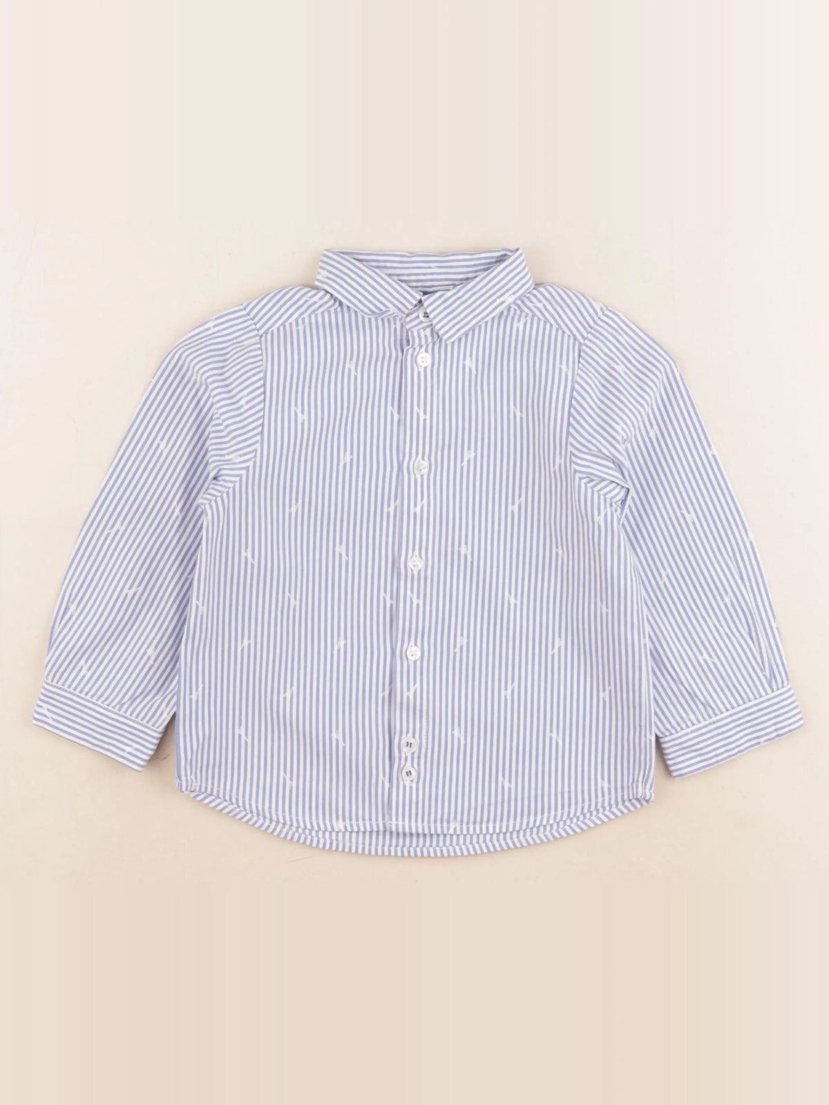 Jacadi - chemise bleu - 24 mois