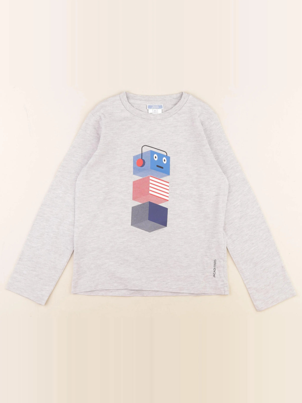 Jacadi - tee-shirt gris - 8 ans
