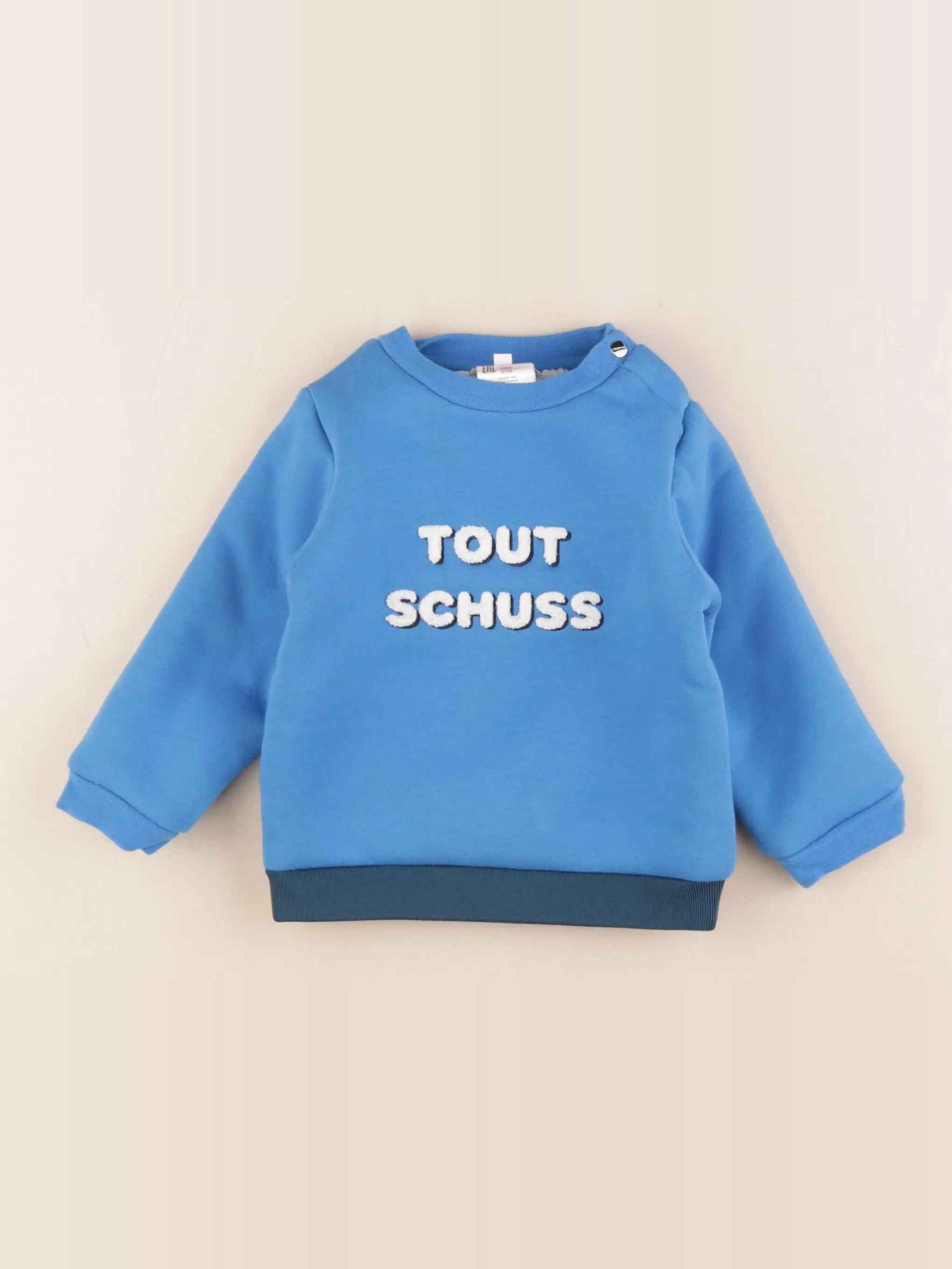 Jacadi - sweat bleu - 18 mois