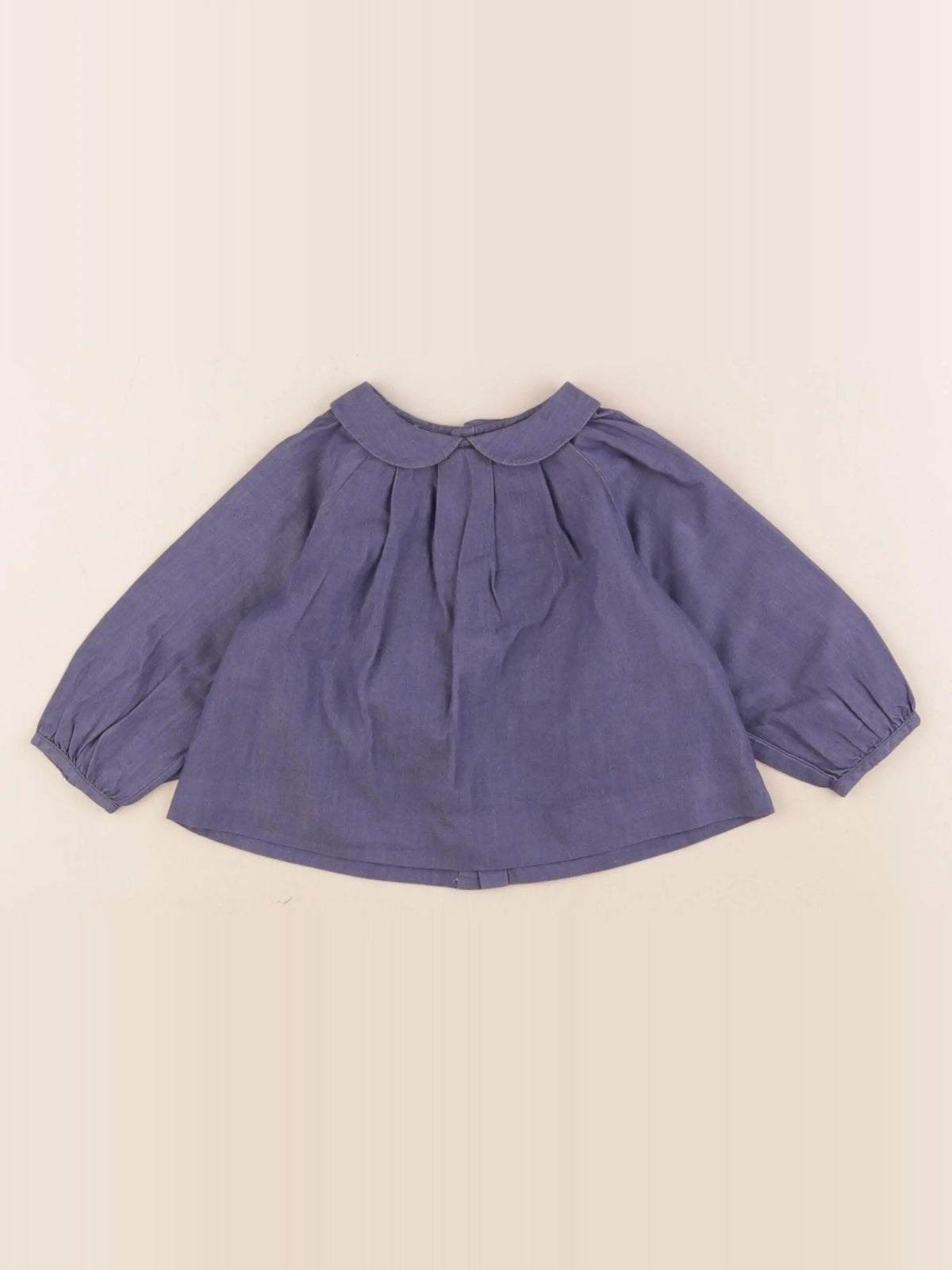 Jacadi - blouse bleu - 12 mois