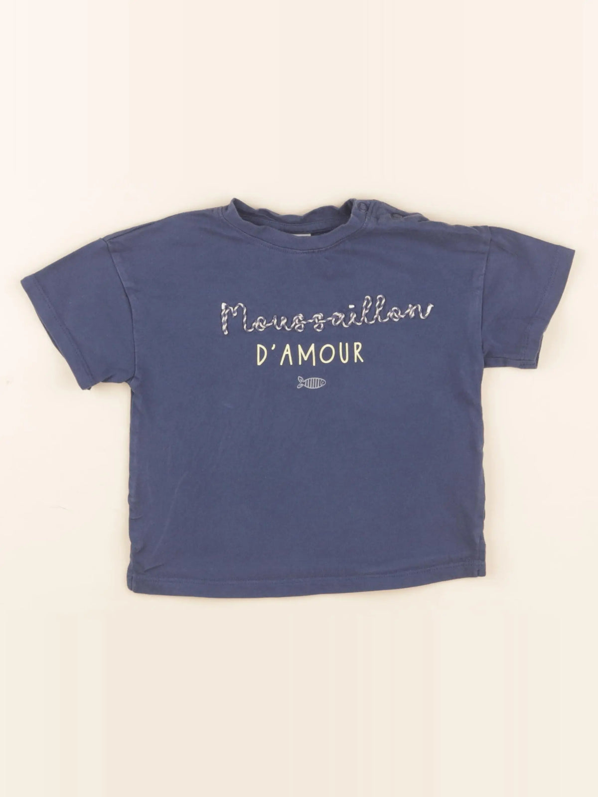 Tape à l'oeil - tee-shirt bleu - 24 mois
