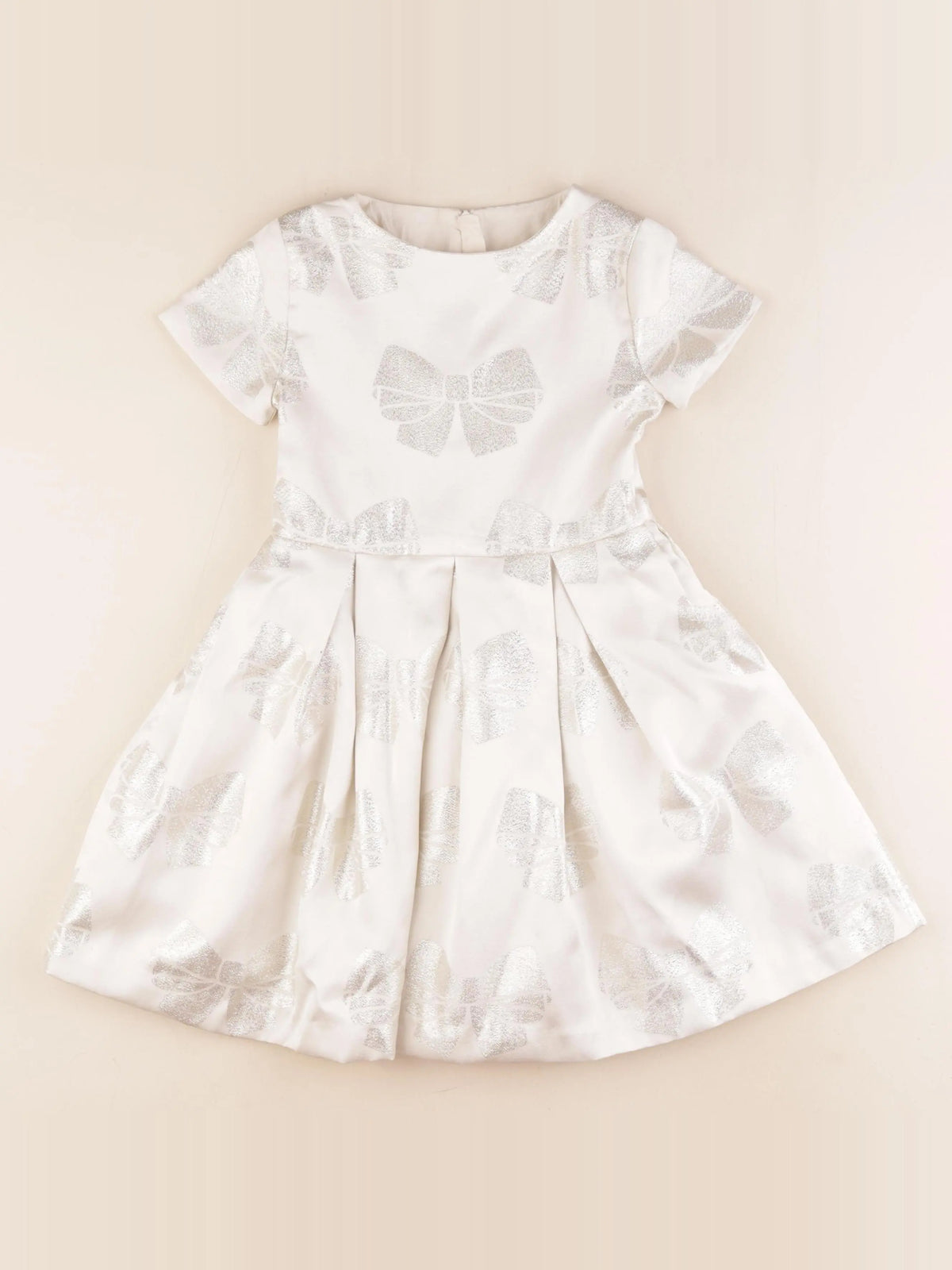 Jacadi - robe beige, or - 6 ans