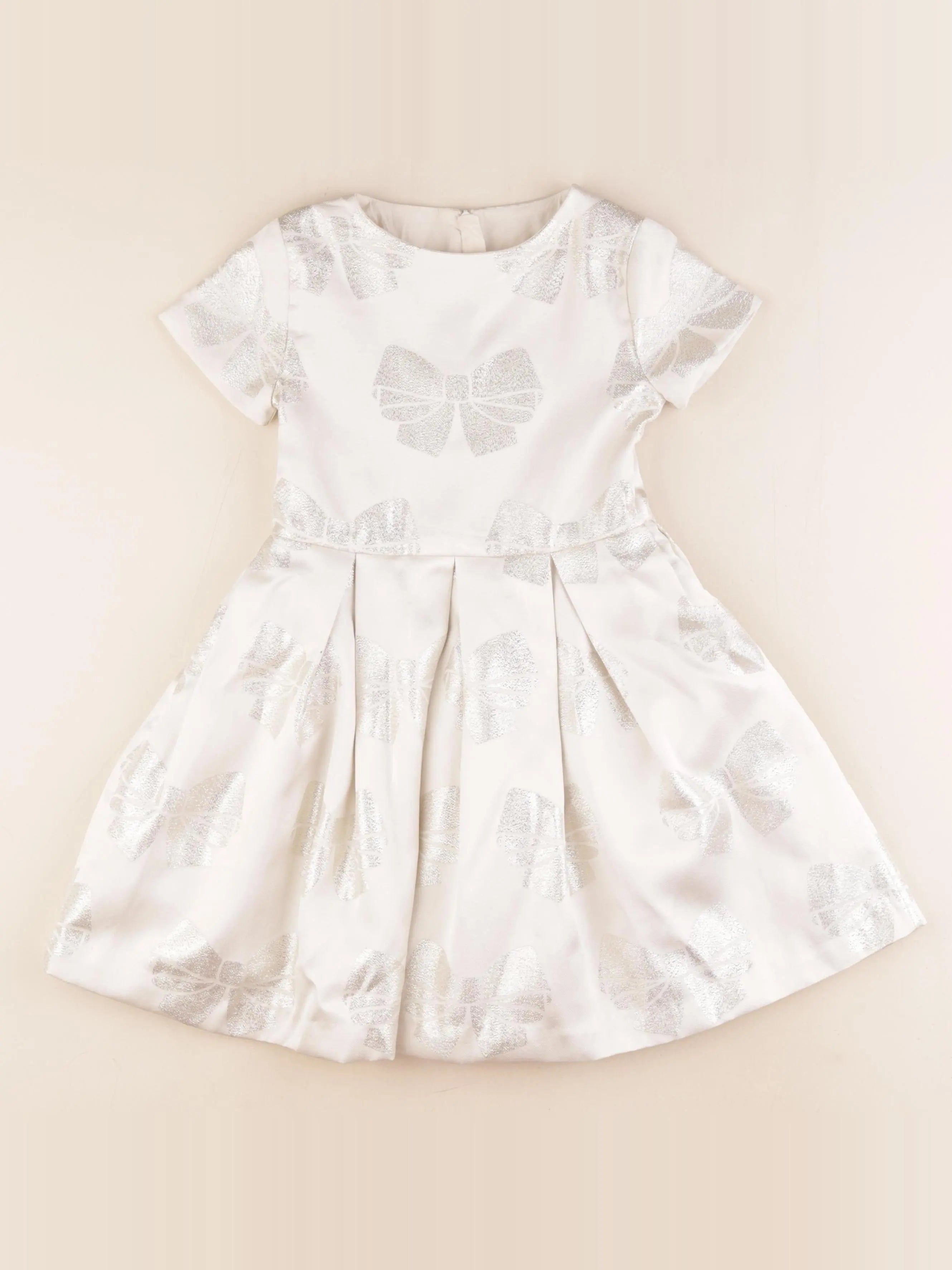 Jacadi - robe beige, or - 6 ans