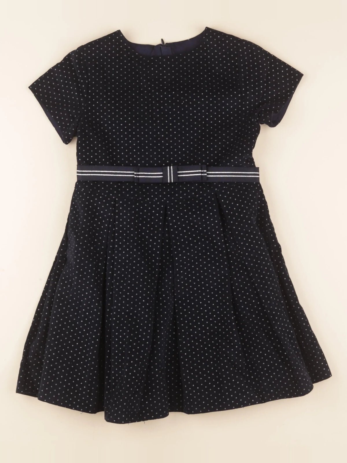 Jacadi - robe bleu, or - 8 ans
