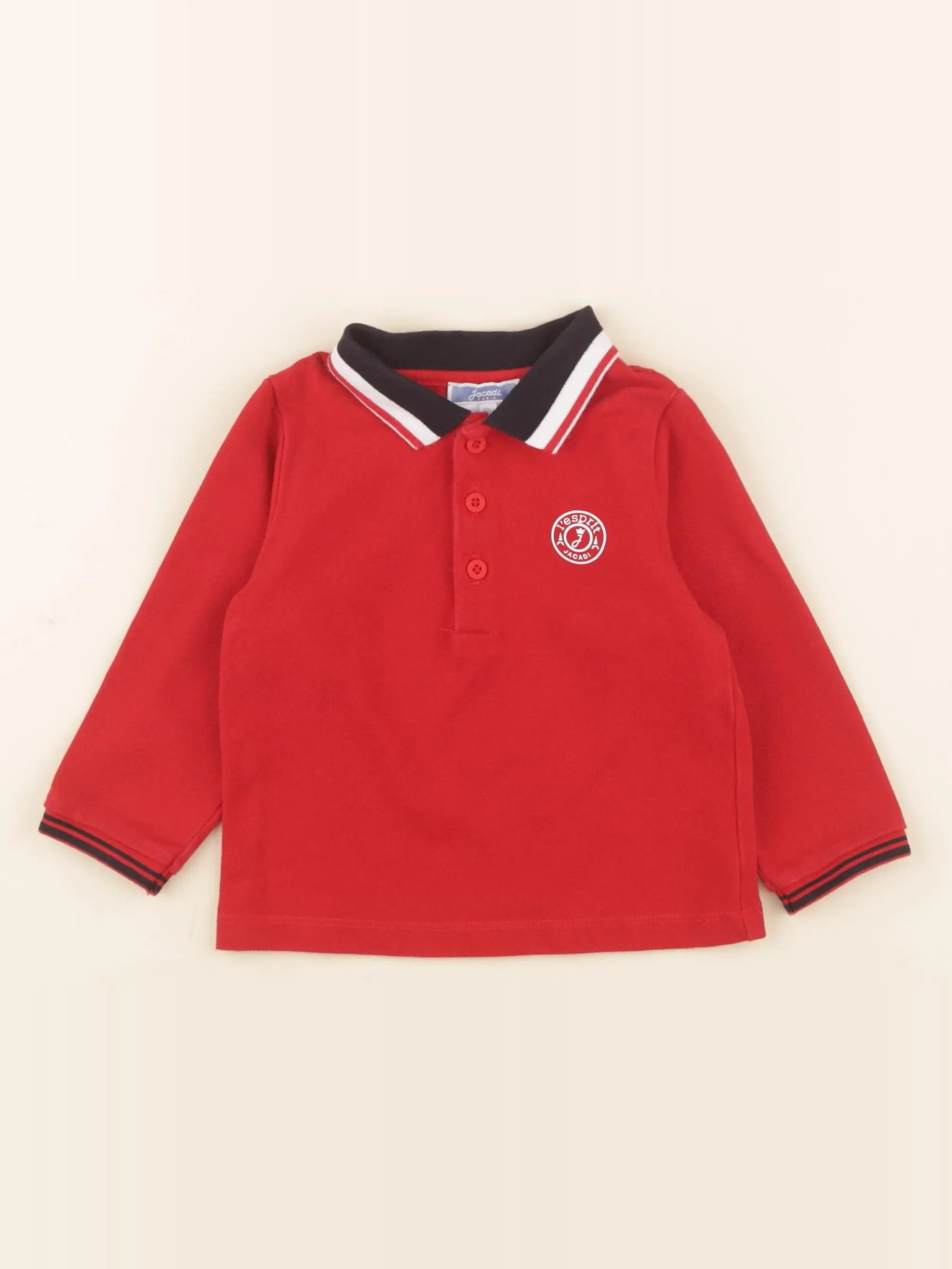 Jacadi - polo rouge - 18 mois