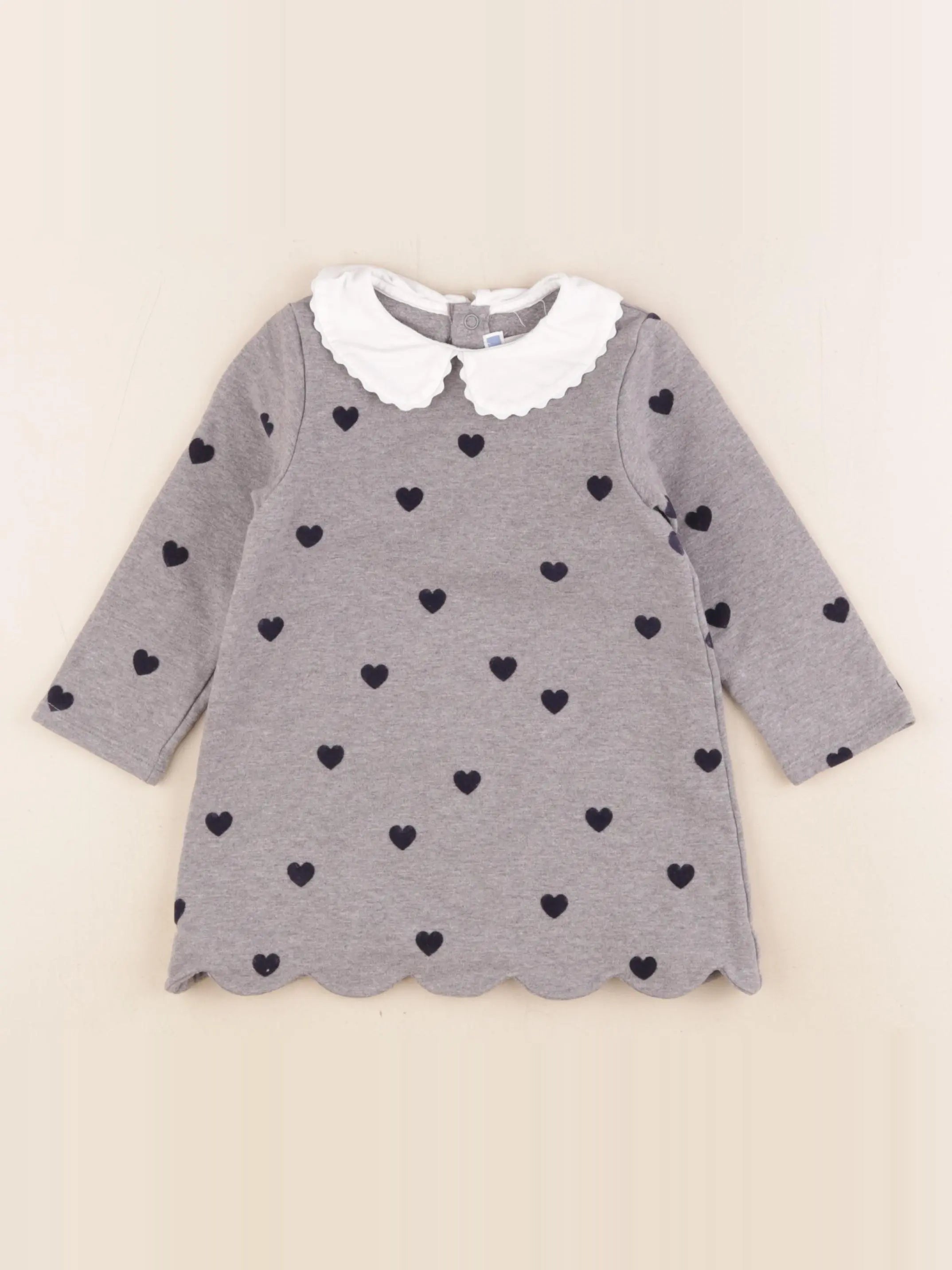 Jacadi - robe gris - 24 mois
