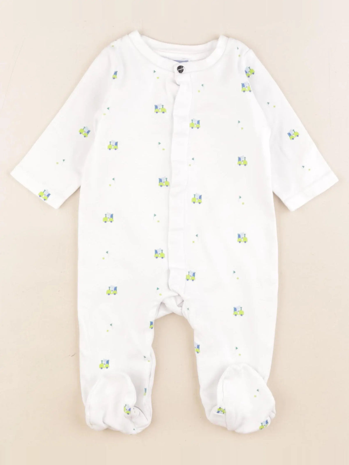 Jacadi - pyjama coton blanc - 6 mois