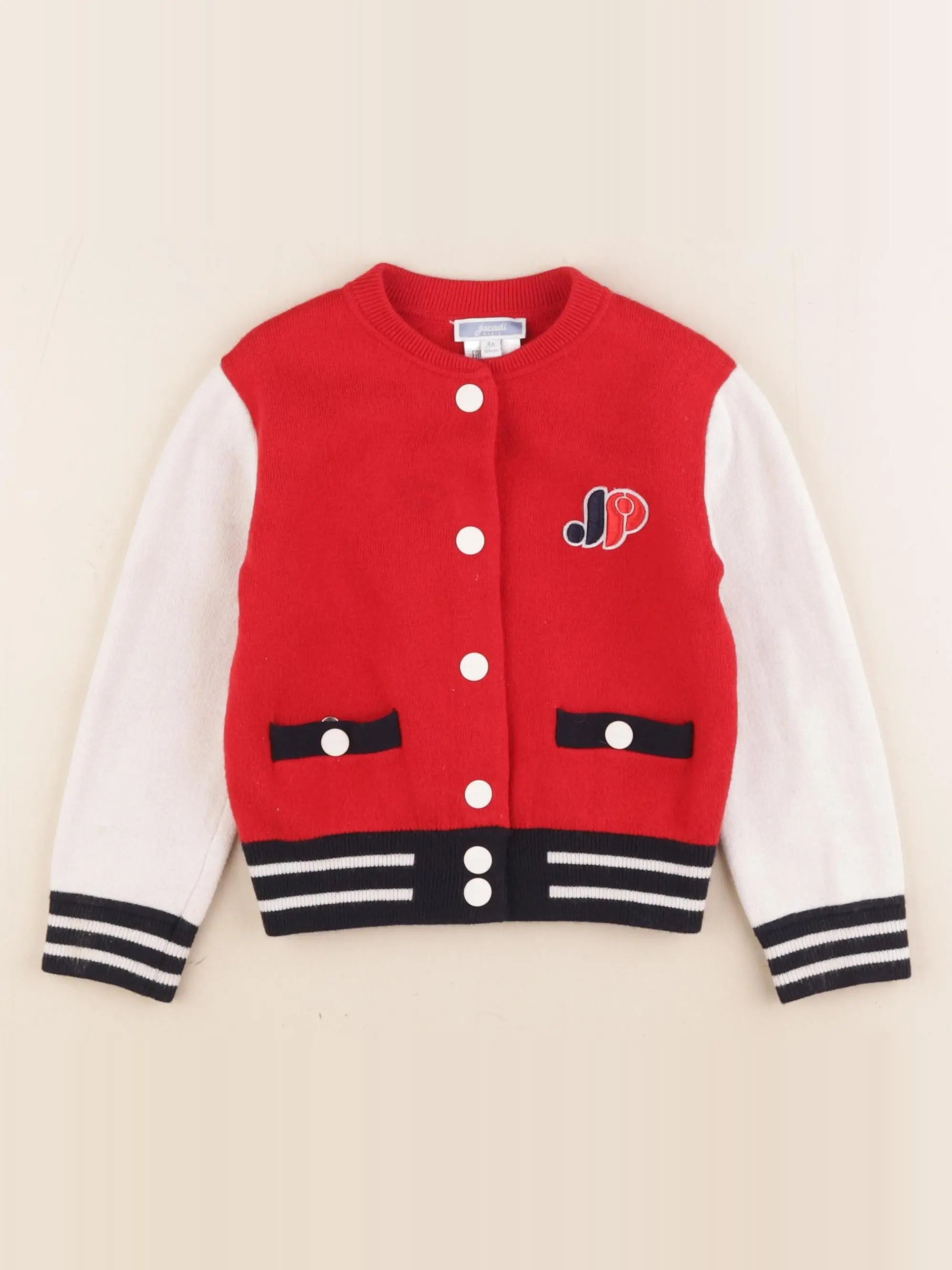 Jacadi - gilet rouge - 4 ans