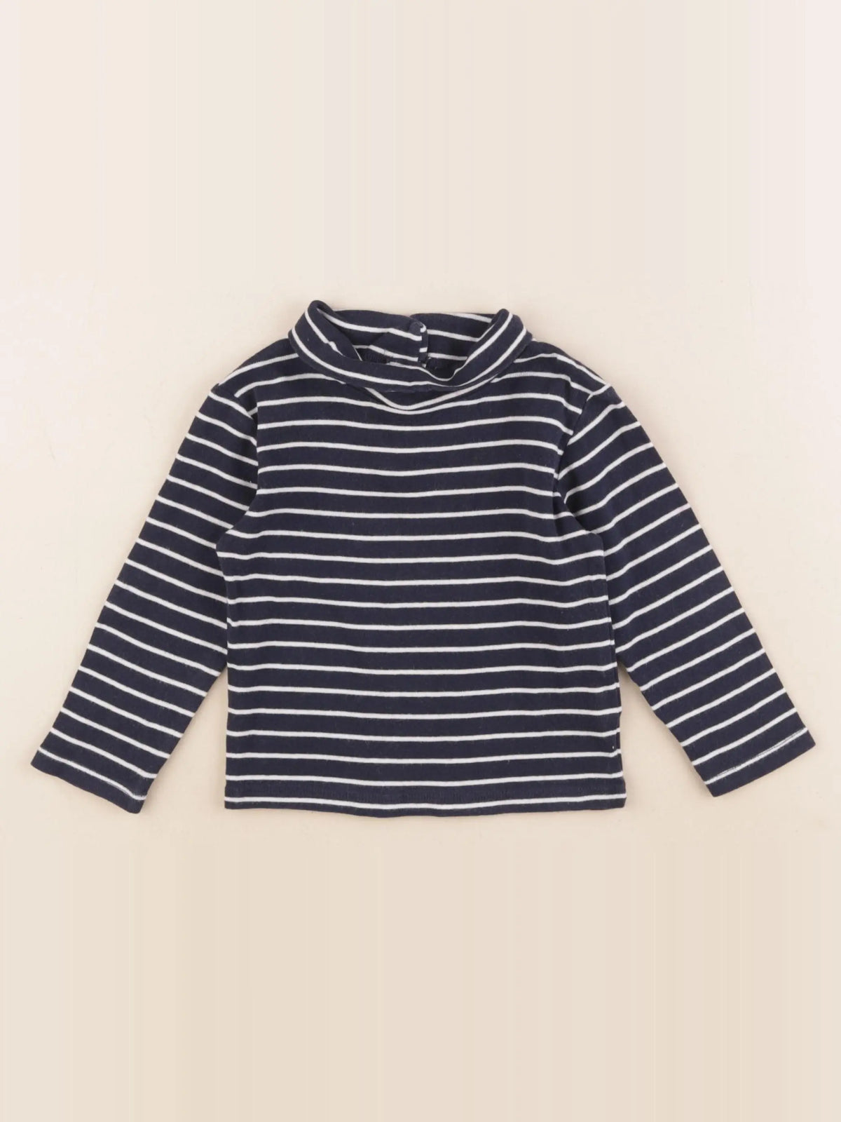 Vertbaudet - sous-pull bleu - 2 ans