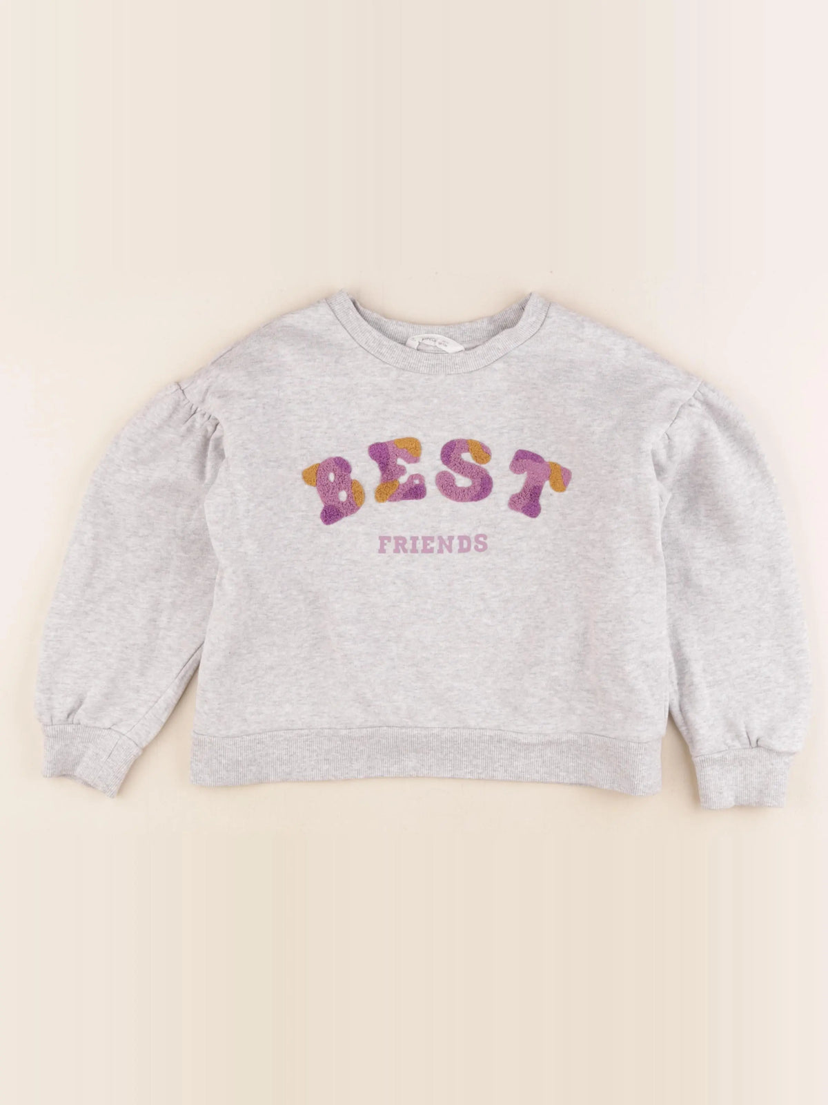 Mango - sweat gris - 7/8 ans
