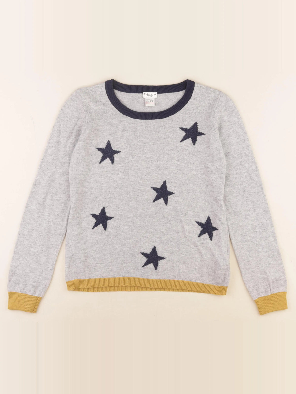 Cyrillus - pull gris - 10 ans