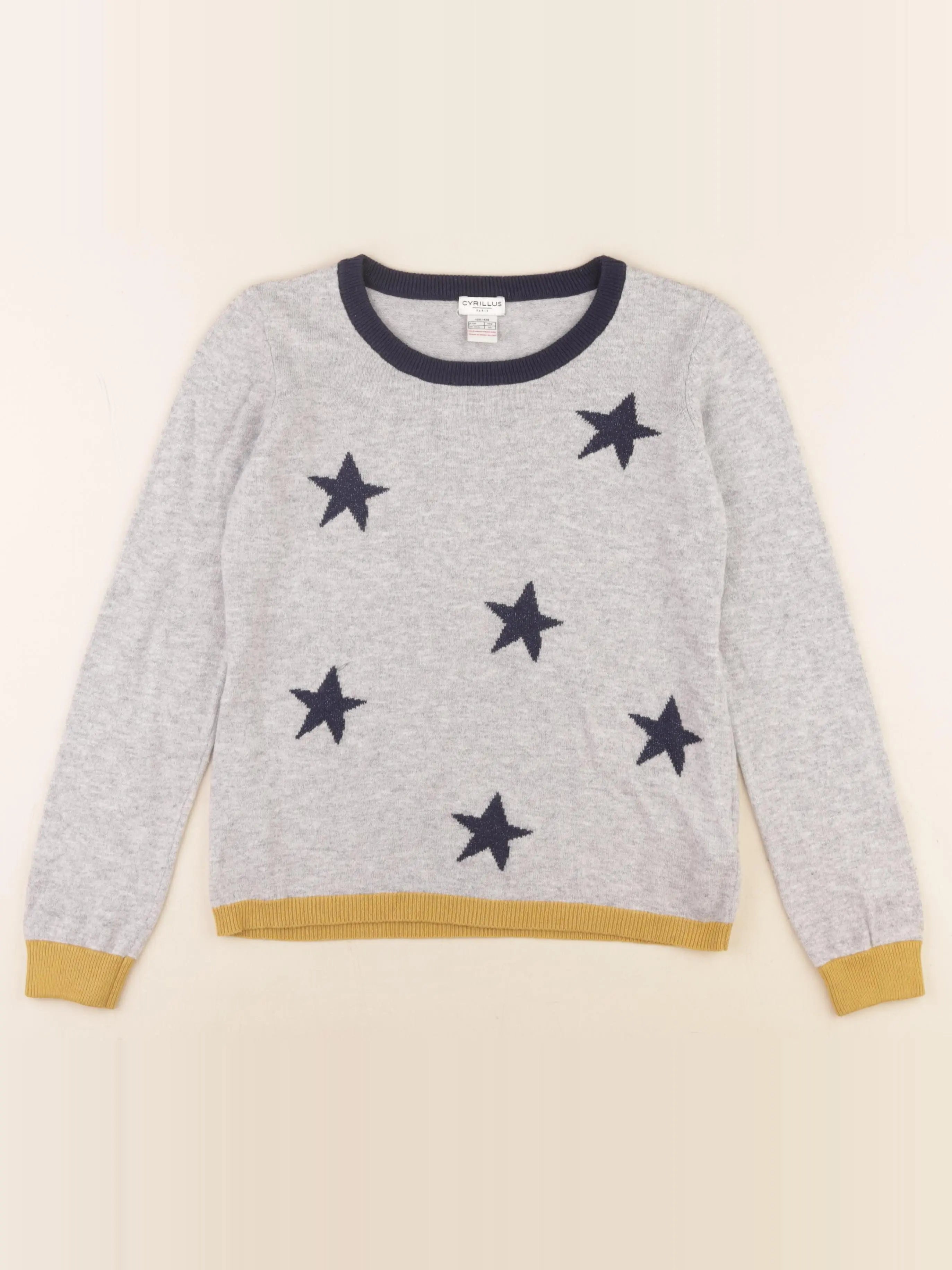 Cyrillus - pull gris - 10 ans