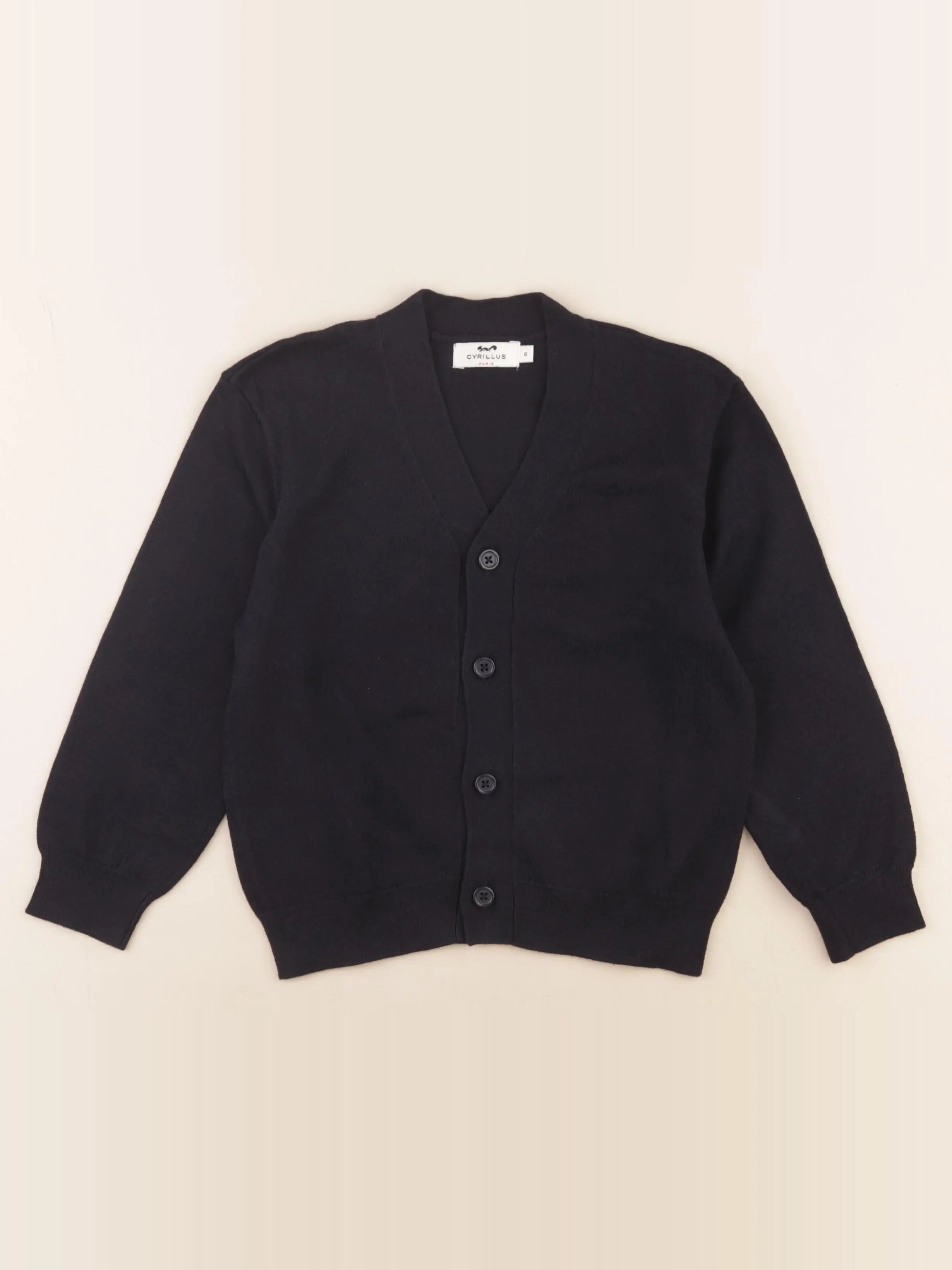 Cyrillus - gilet bleu - 6 ans