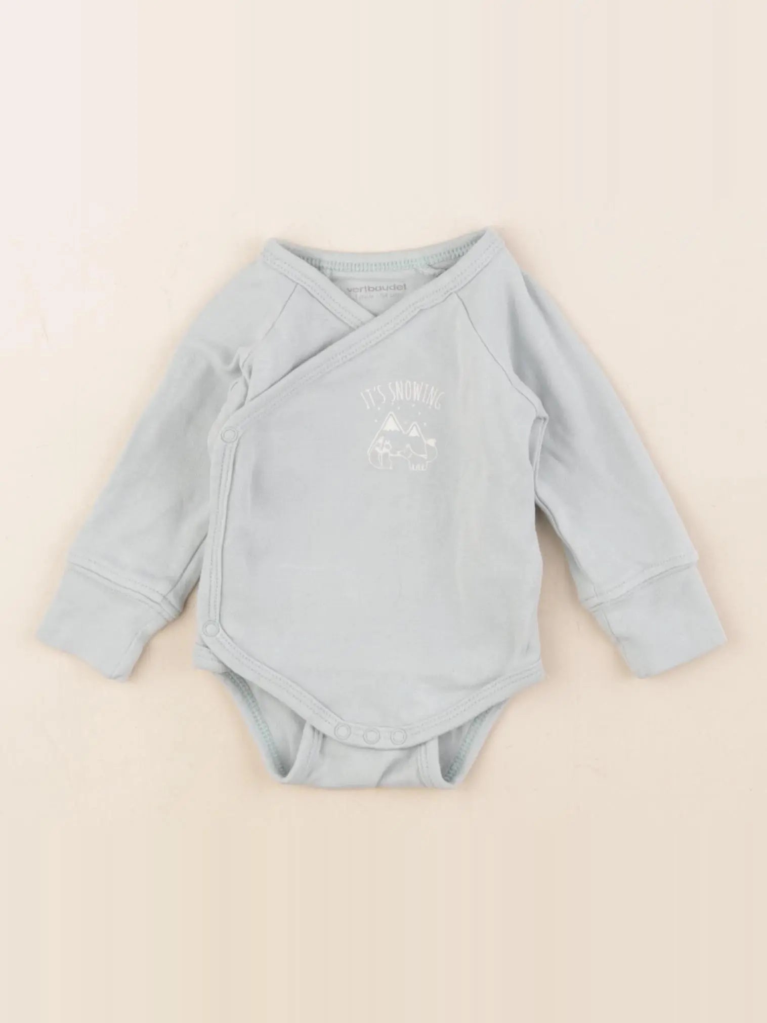 Vertbaudet - body vert - 1 mois