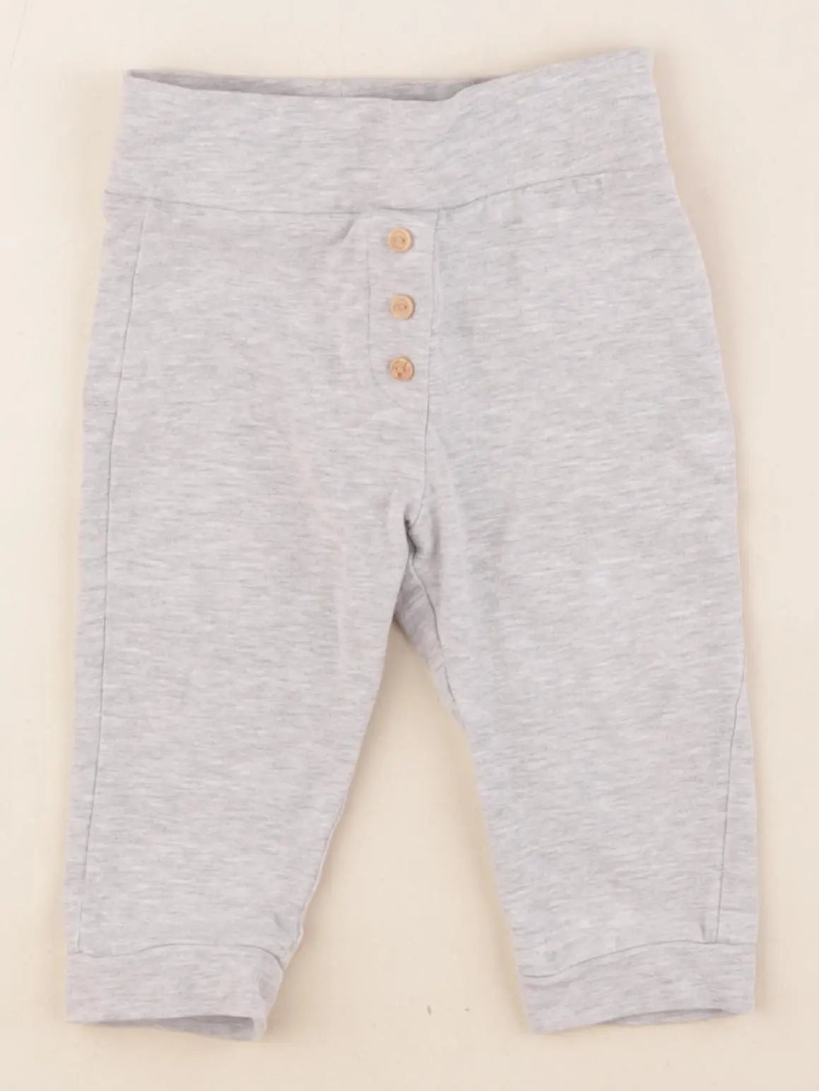 Vertbaudet - legging gris - 9/12 mois