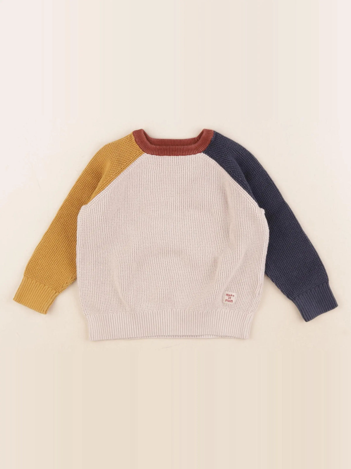 Vertbaudet - pull multicolore - 3 ans
