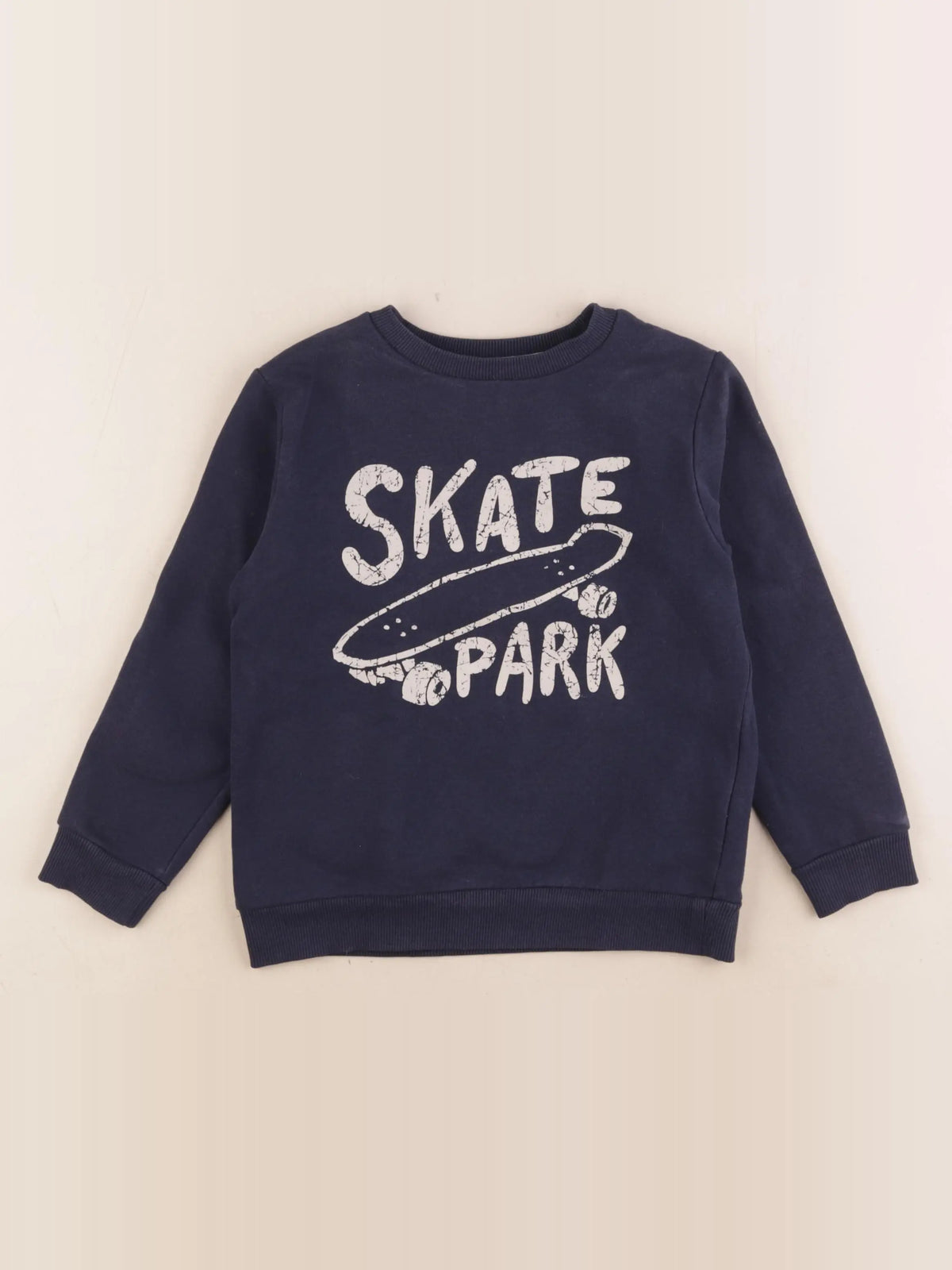 Vertbaudet - sweat bleu - 5 ans