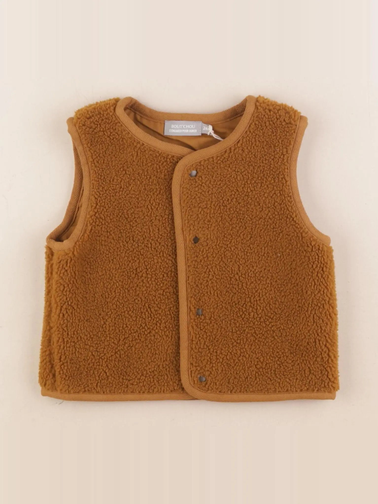 Boutchou - gilet marron - 24 mois