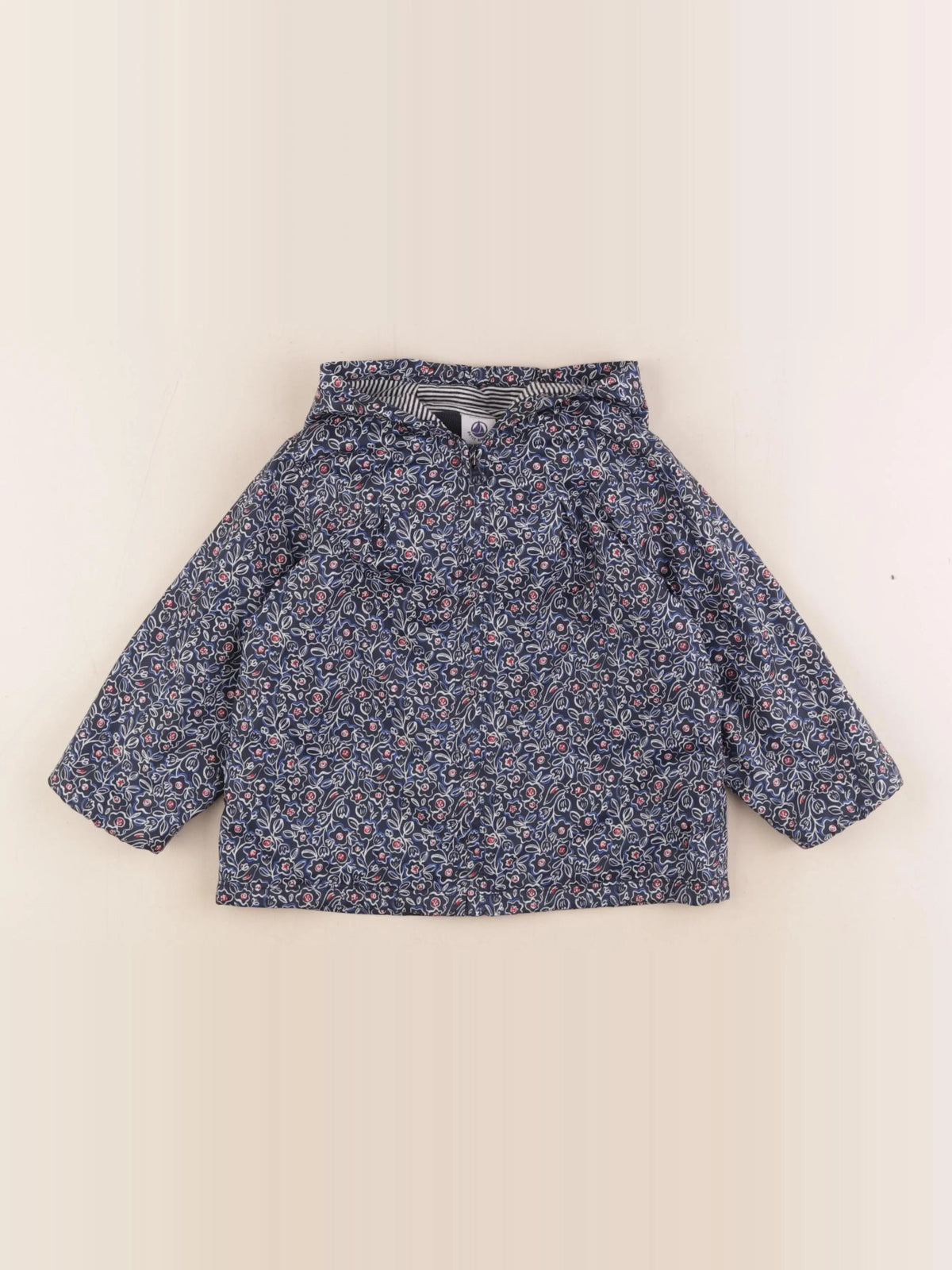 Petit Bateau - imperméable bleu - 24 mois