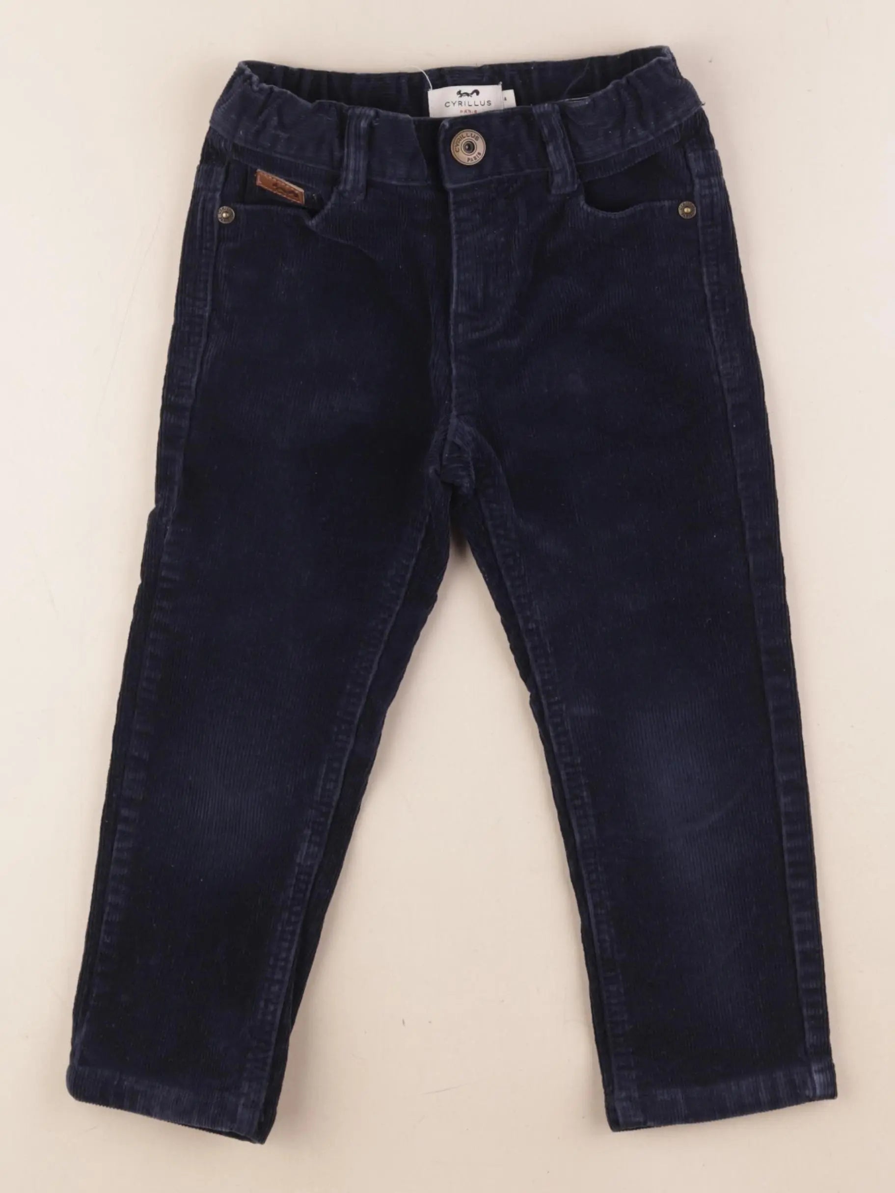 Cyrillus - pantalon bleu - 4 ans