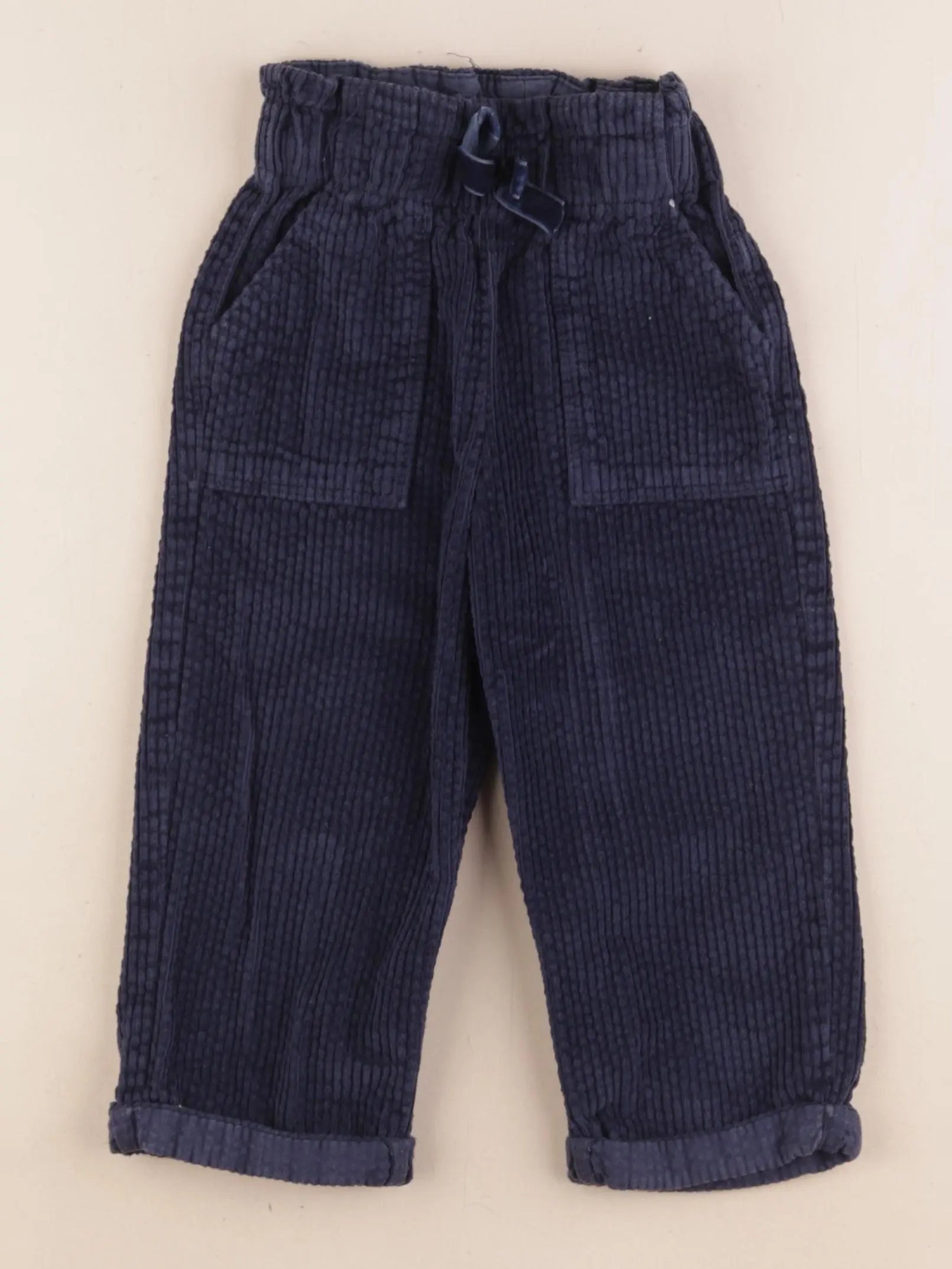 Vertbaudet - pantalon bleu - 3 ans