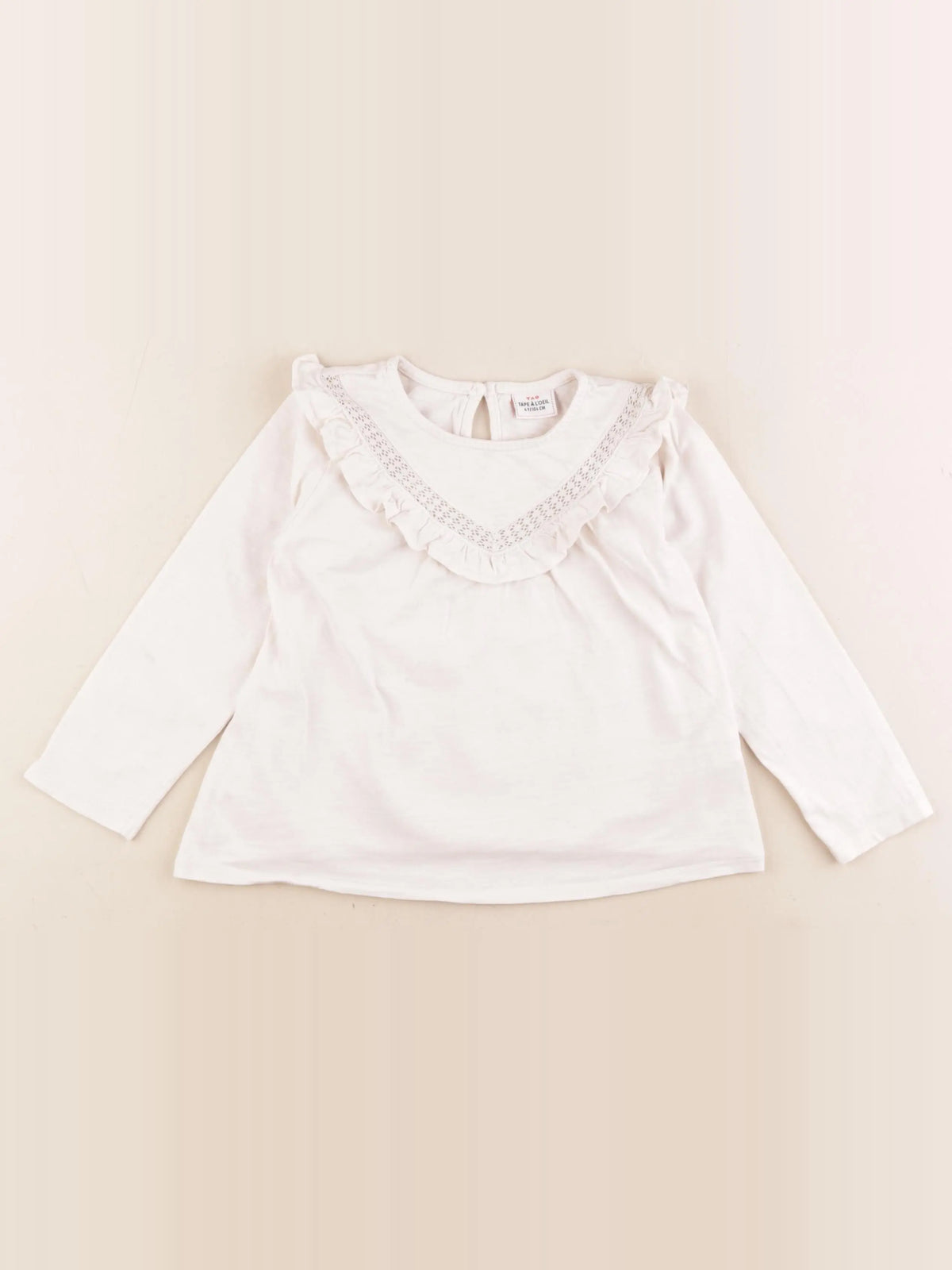 Tape à l'oeil - tee-shirt blanc - 4 ans