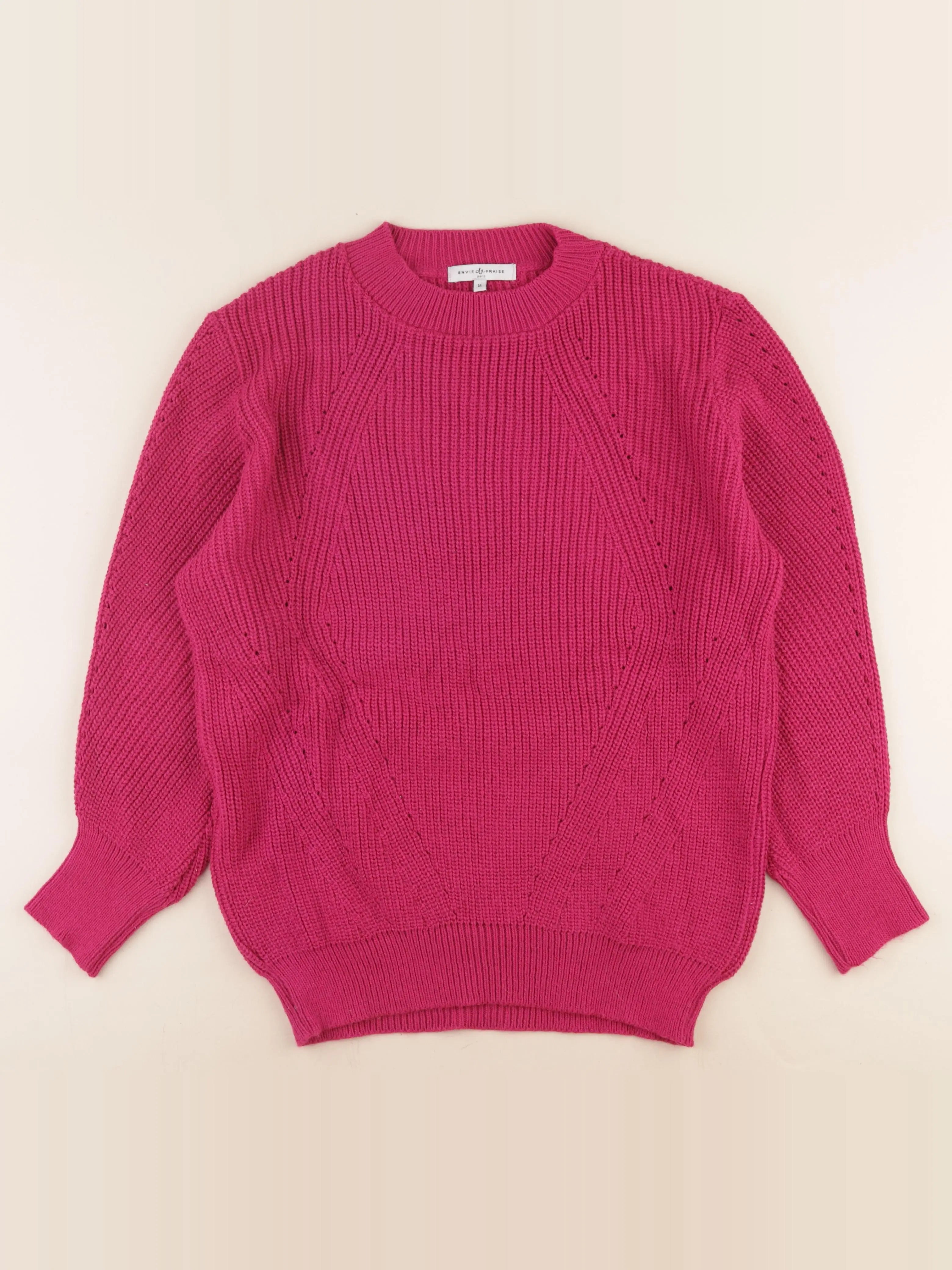 Envie de fraise - pull grossesse rose - m
