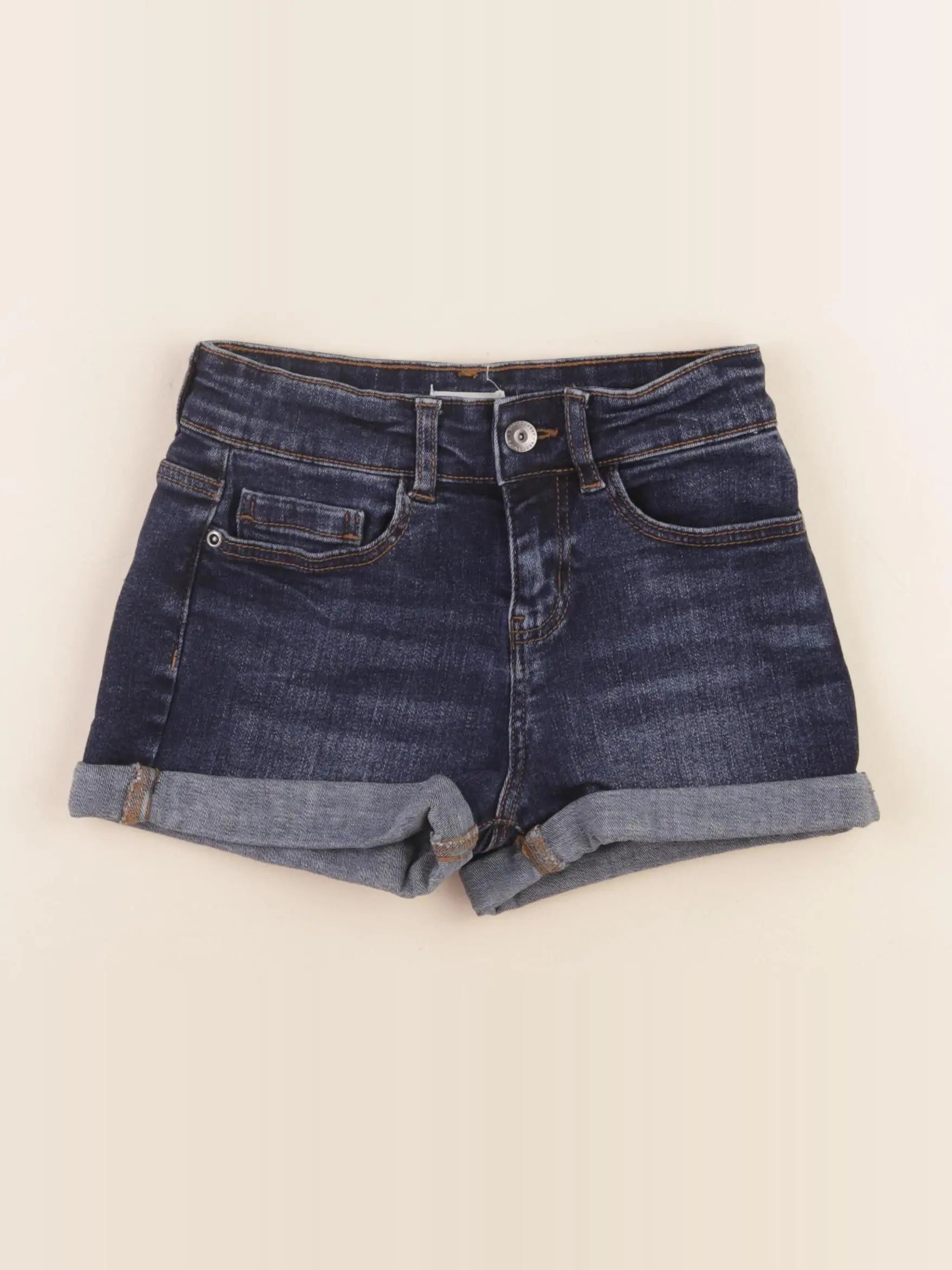 Vertbaudet - short bleu - 8 ans