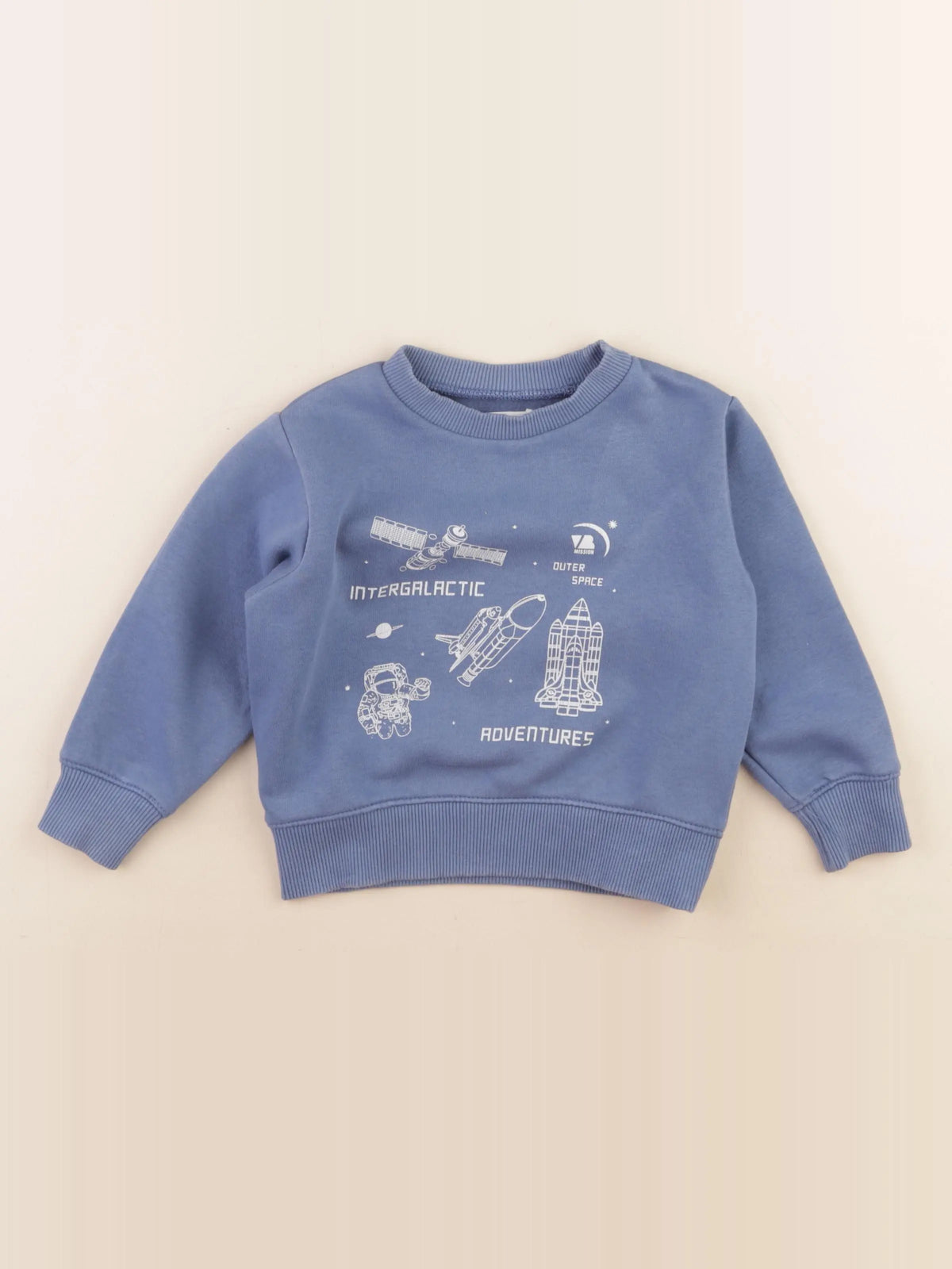 Vertbaudet - sweat bleu - 3 ans