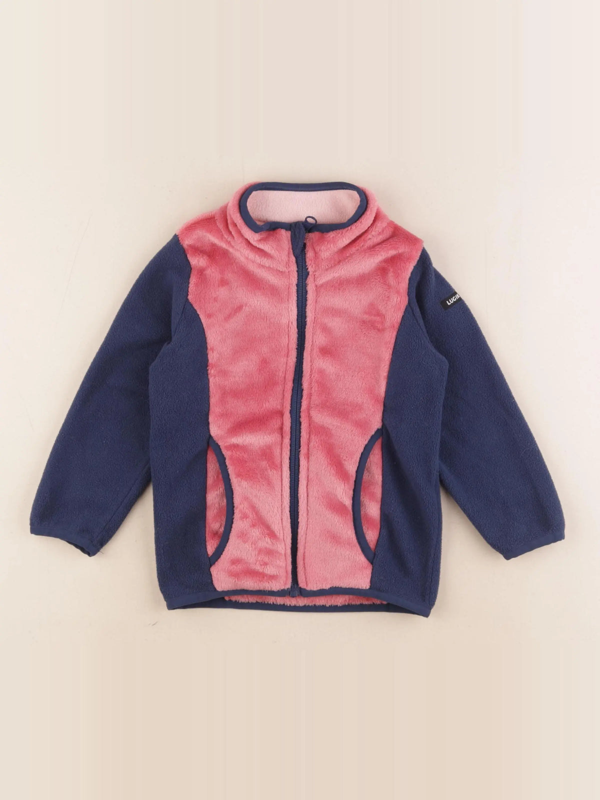Decathlon ski - polaire bleu, rose - 2/3 ans