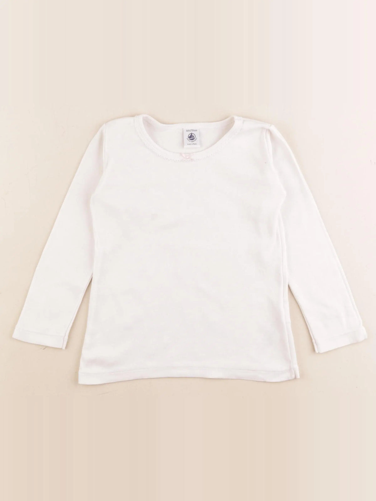 Petit Bateau - maillot de corps blanc - 4 ans