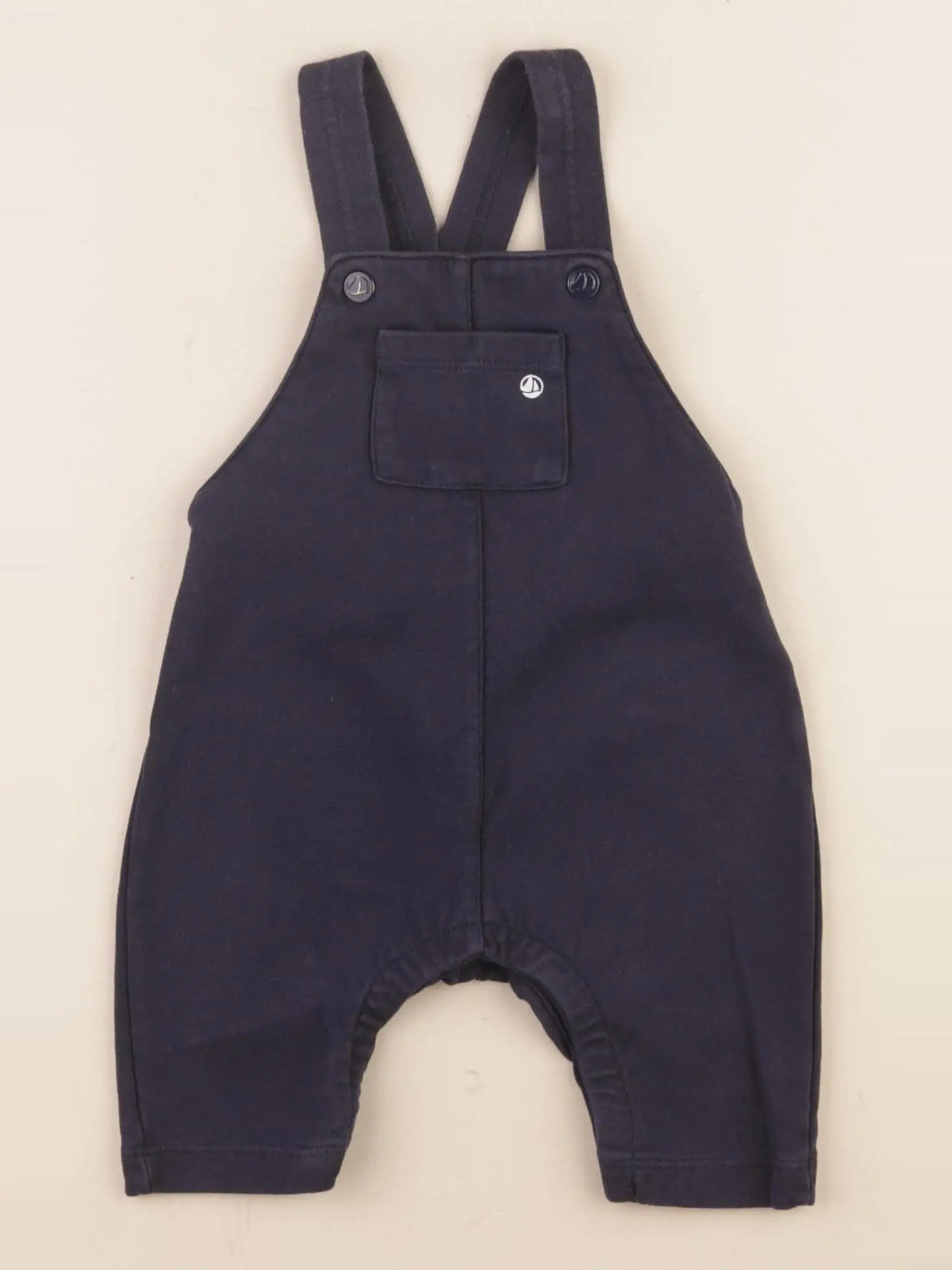 Petit Bateau - salopette bleu - 3 mois