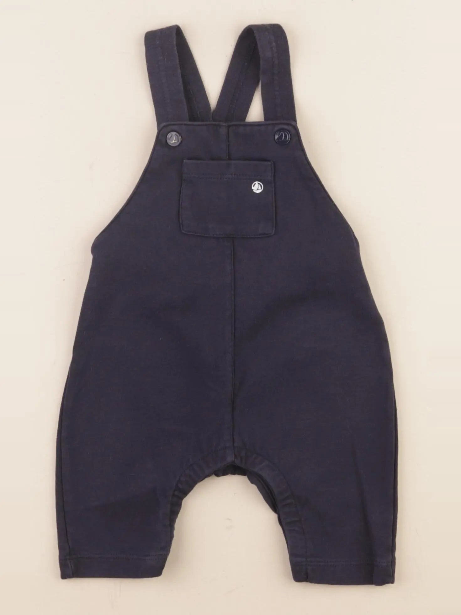 Petit Bateau - salopette bleu - 3 mois